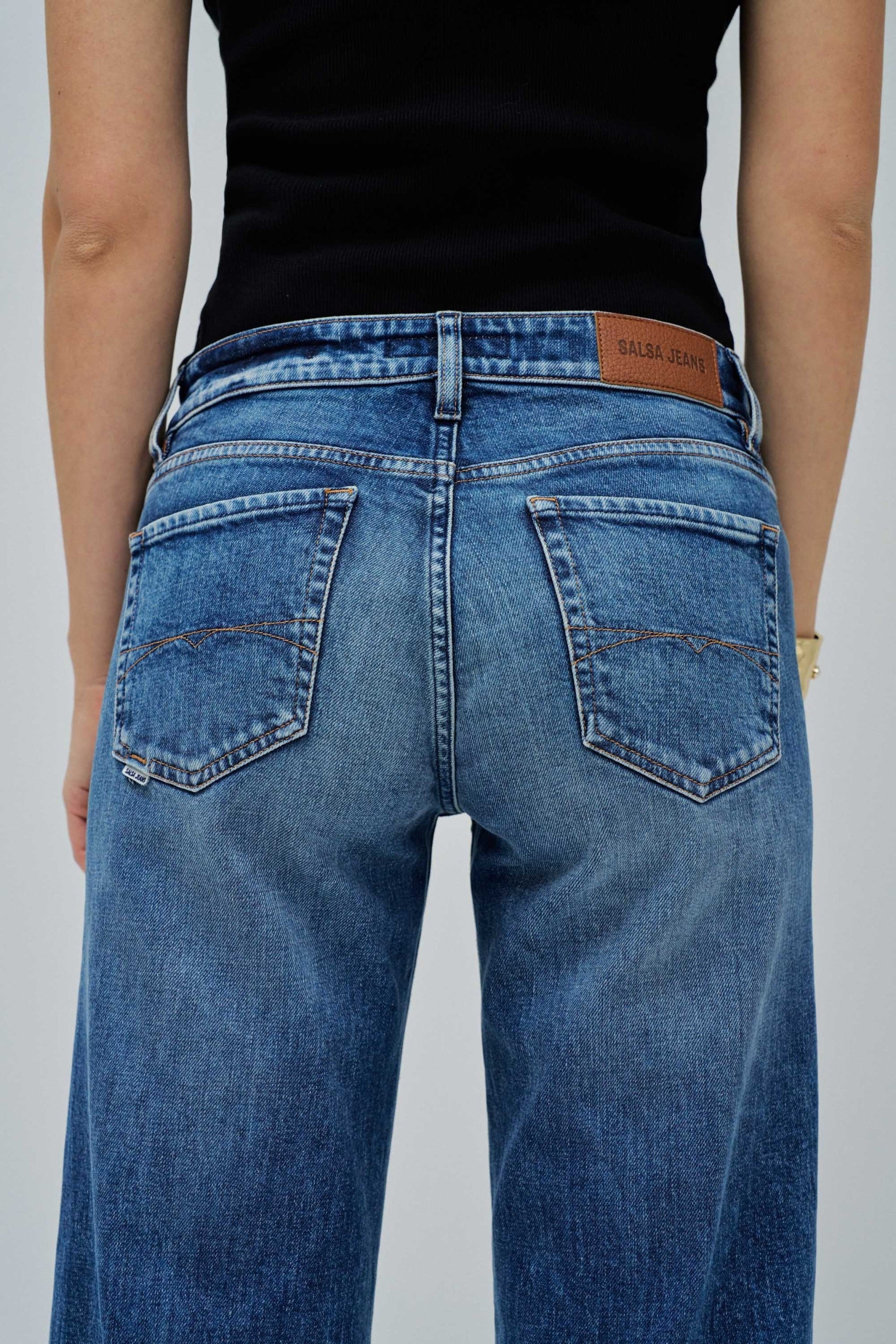 Jeans Low Rise in lavaggio medio Jeans Salsa Jeans