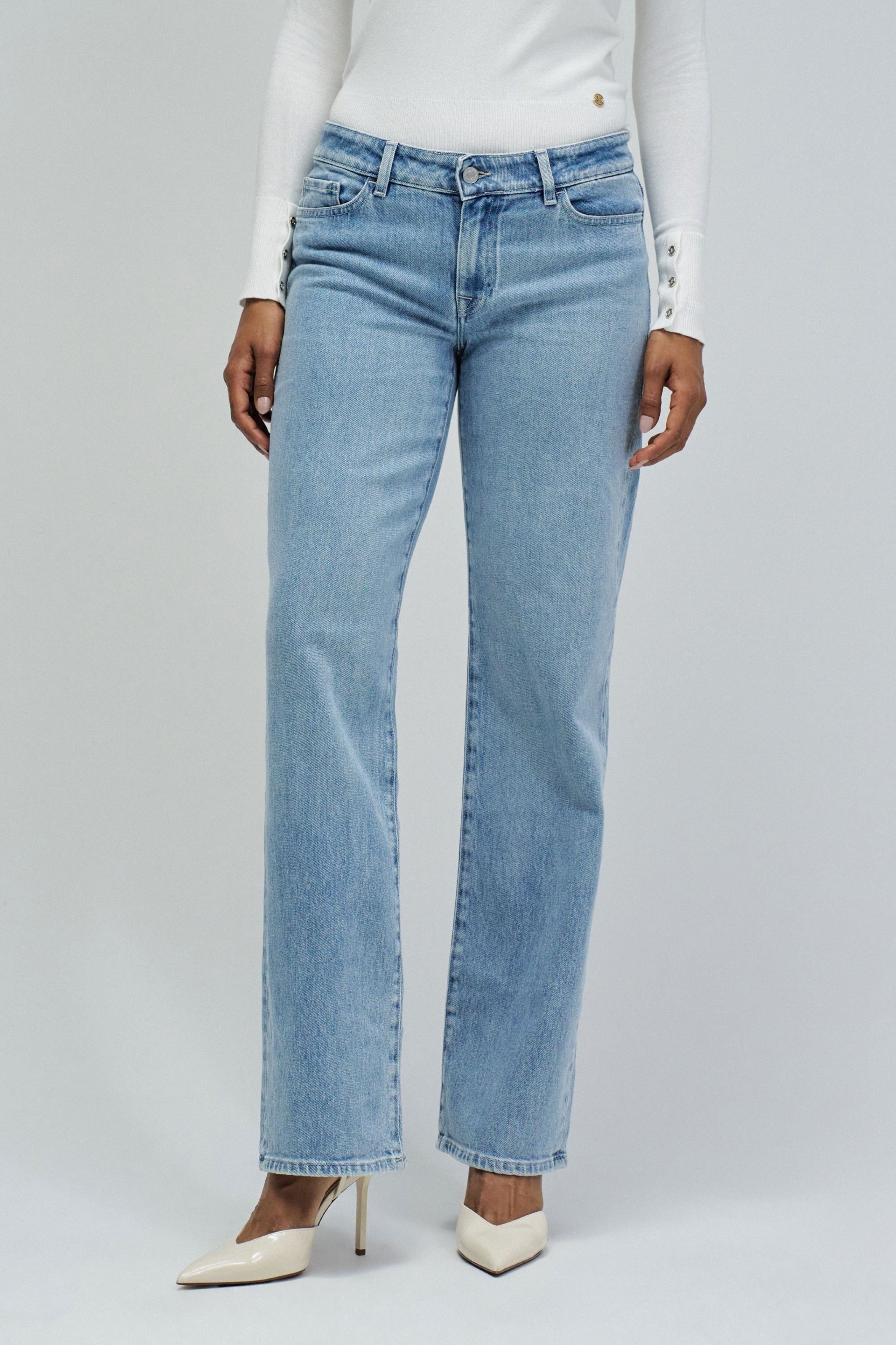 Jeans Low Rise in denim medio chiaro Jeans Salsa Jeans