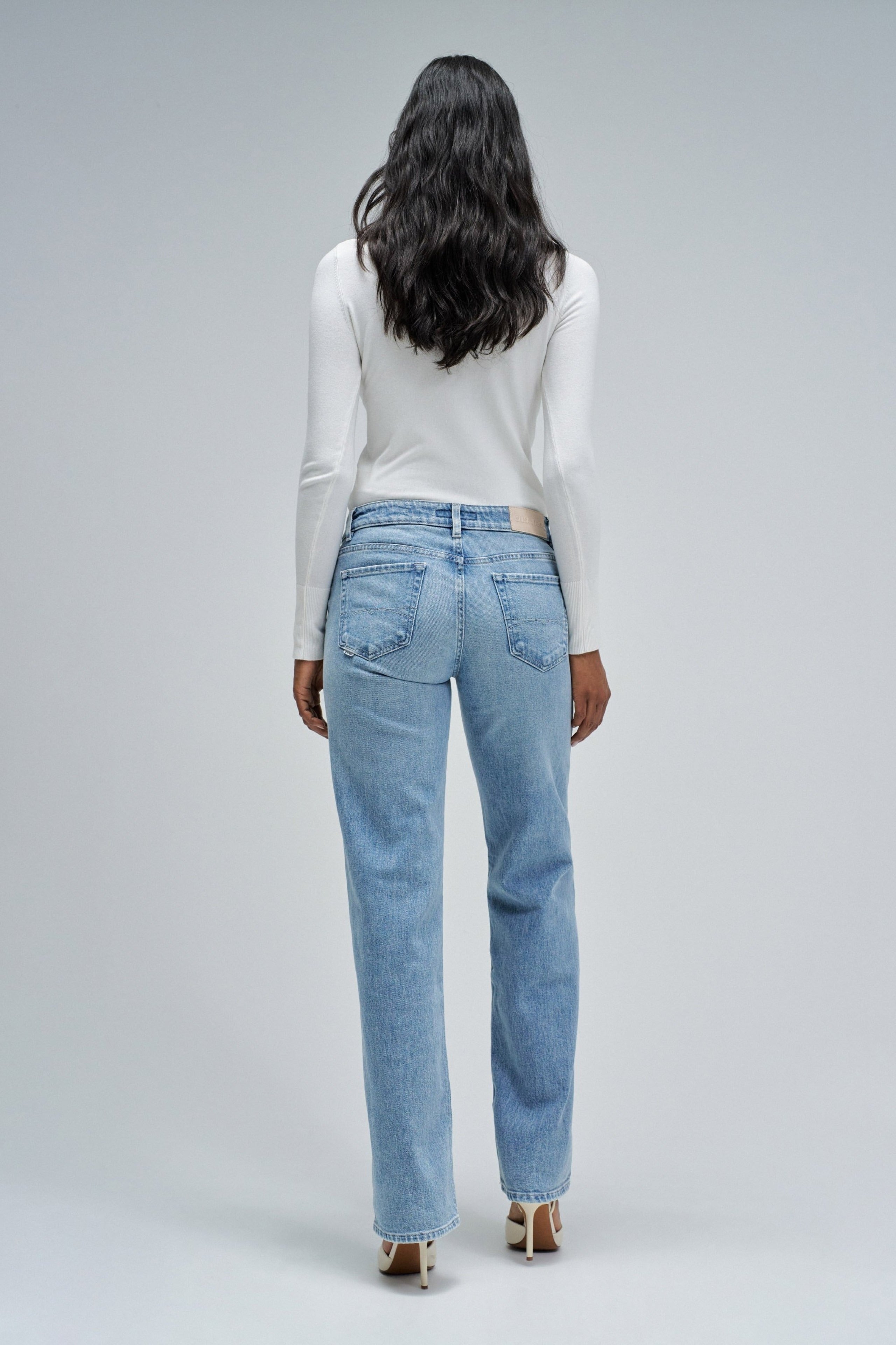 Jeans Low Rise in denim medio chiaro Jeans Salsa Jeans