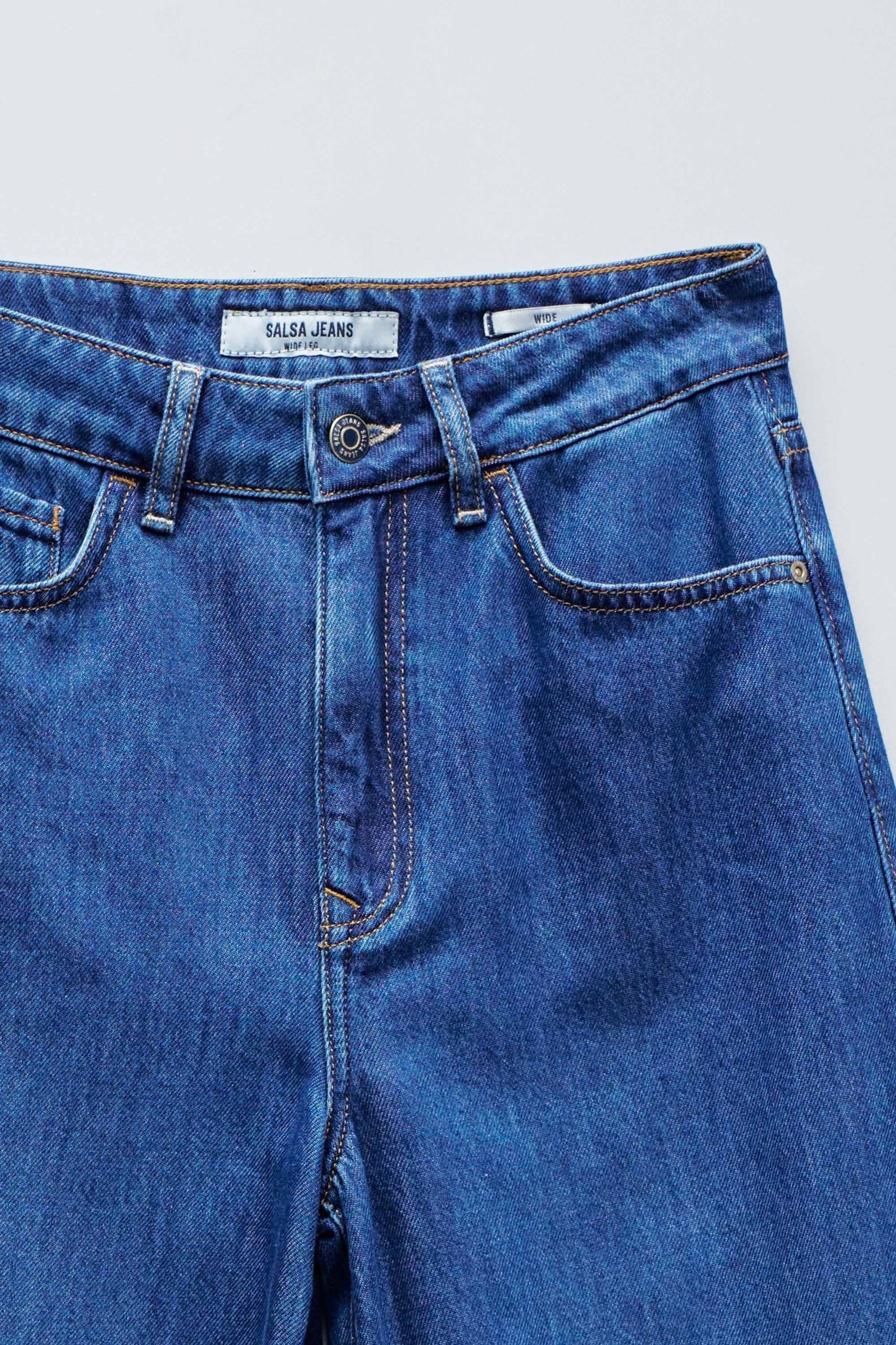 Jeans a gamba larga in lavaggio medio Jeans Salsa Jeans