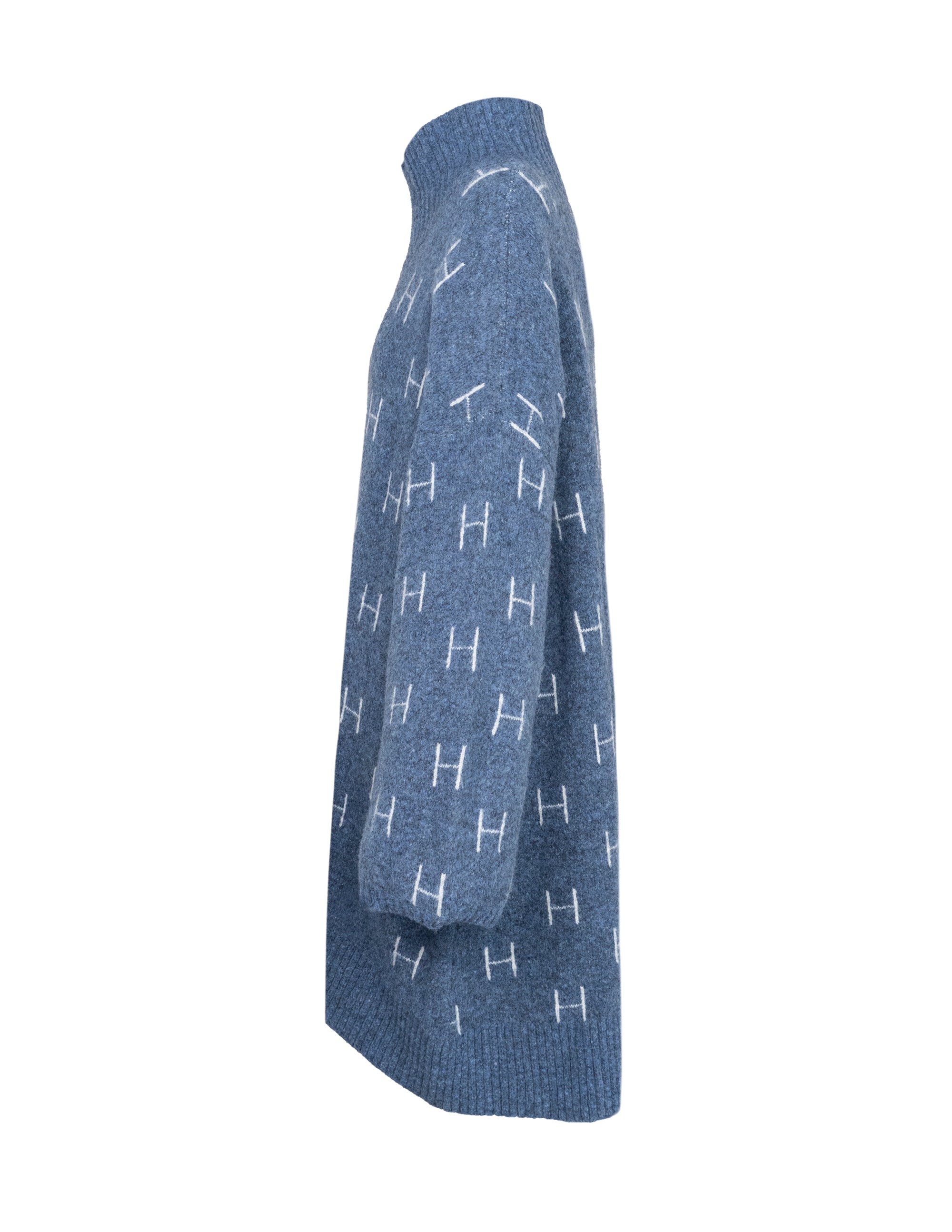 Maglioni Maglia FAM lunga in blu Hést
