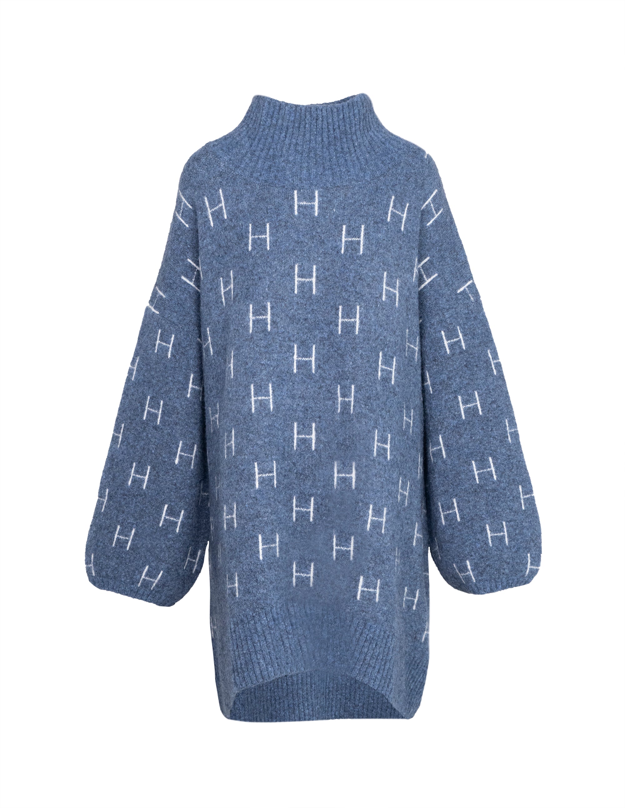 Maglioni Maglia FAM lunga in blu Hést