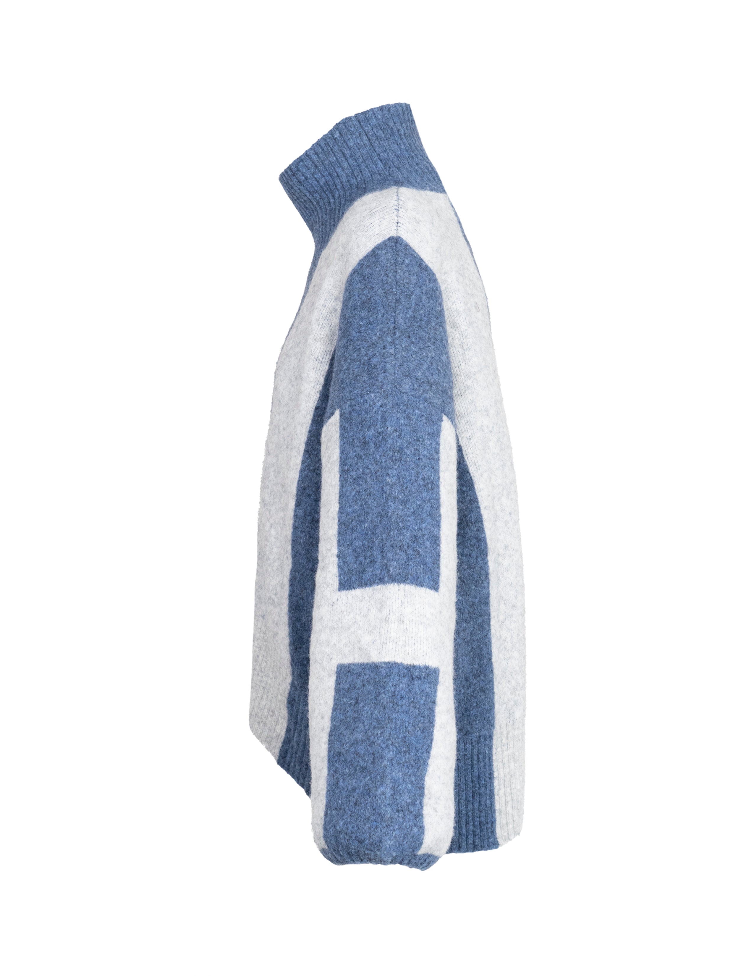 Maglioni Maglione ISA in blu/grigio melange Hést