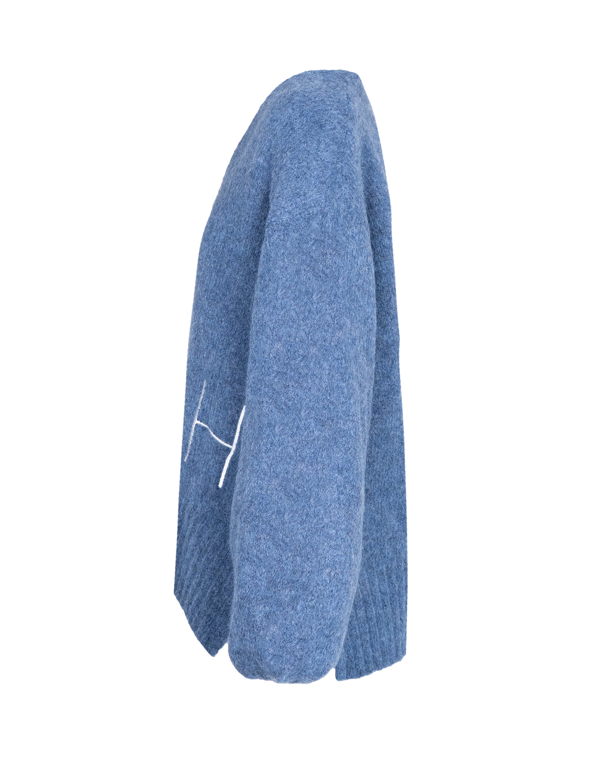 Maglioni SOFIE - Maglia con scollo a V in blu Hést