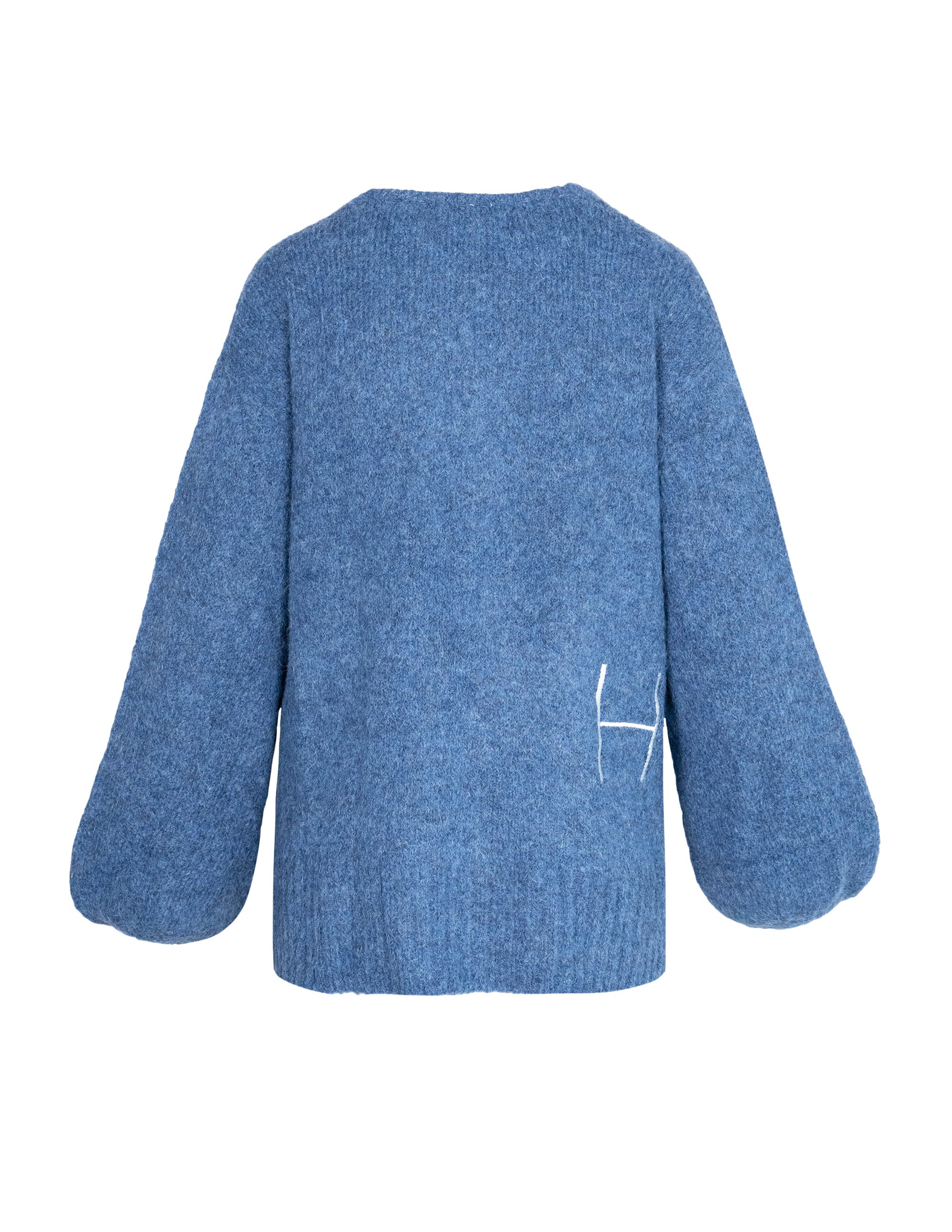 Maglioni SOFIE - Maglia con scollo a V in blu Hést
