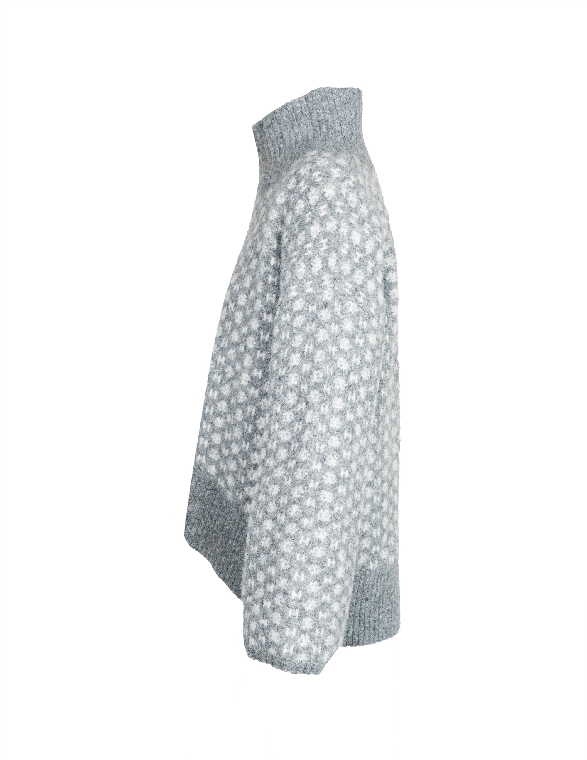 Maglioni Maglione LOGO in grigio scuro melange/grigio chiaro Hést