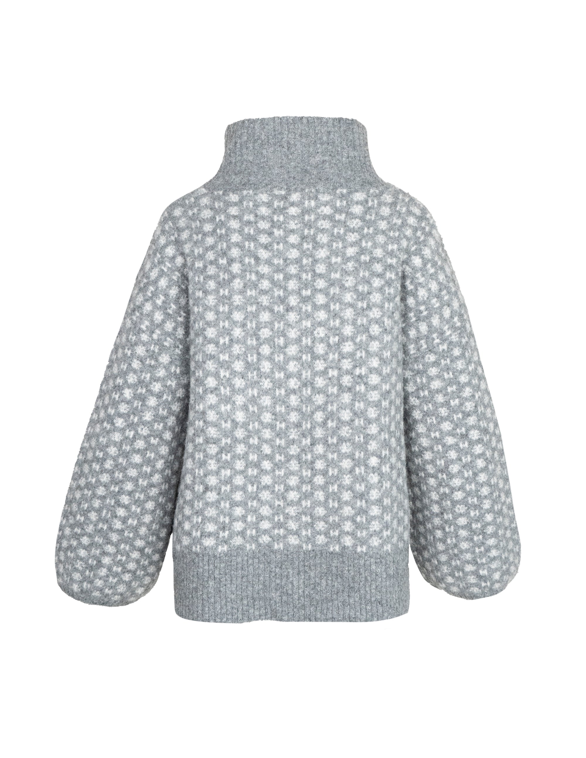 Maglioni Maglione LOGO in grigio scuro melange/grigio chiaro Hést