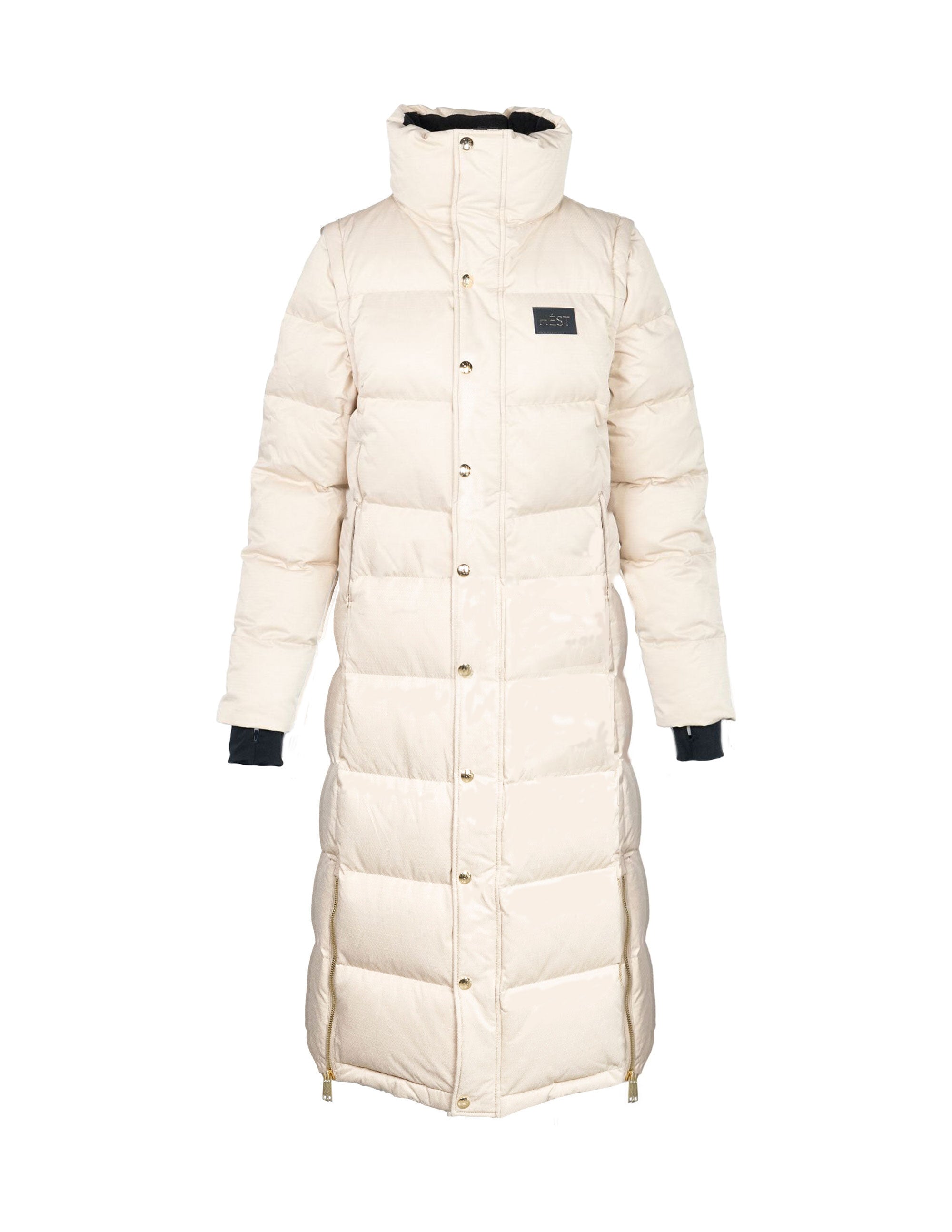 EDDA 2in1 Piumino/Gilet in Beige Giacche Hést