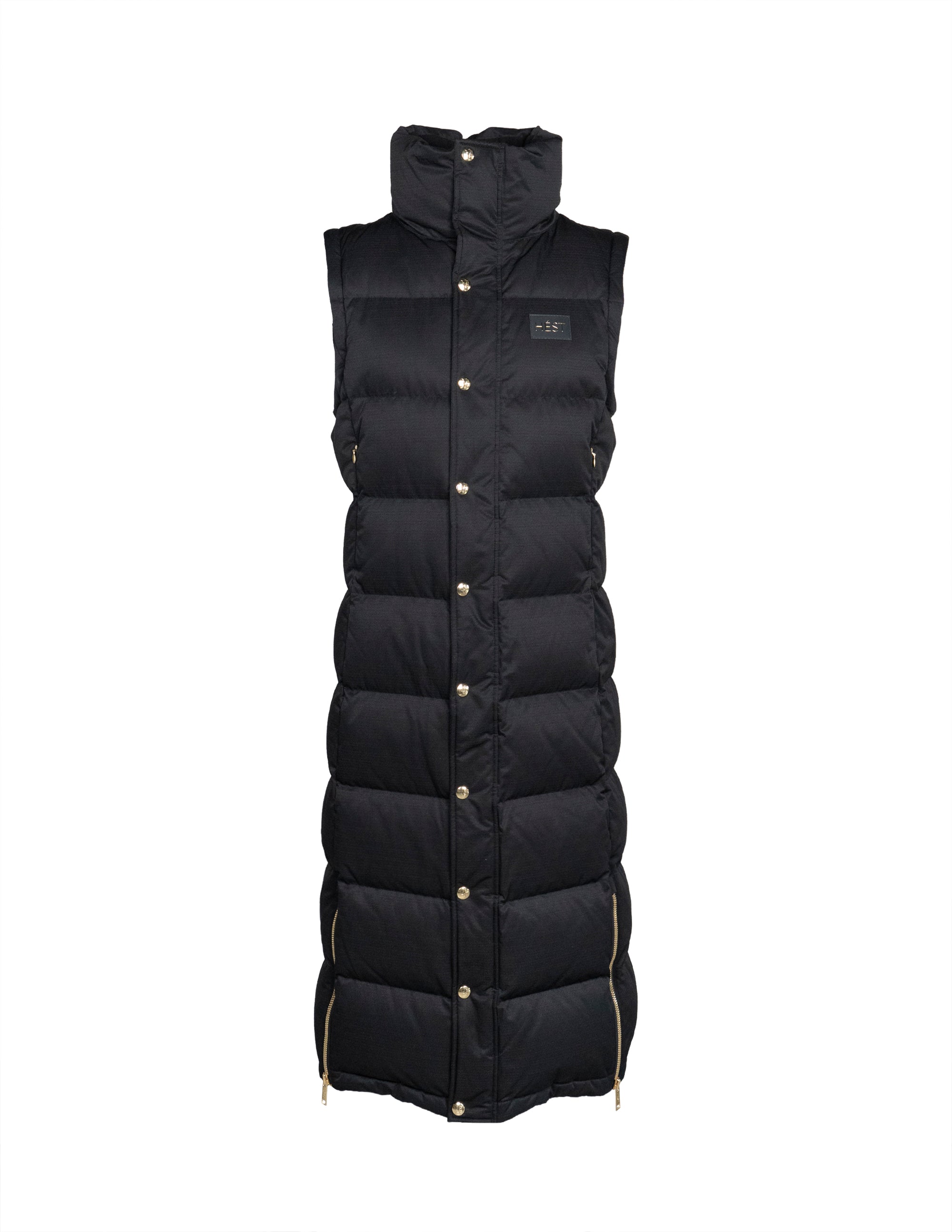 EDDA 2in1 Piumino/Gilet in Nero Giacche Hést