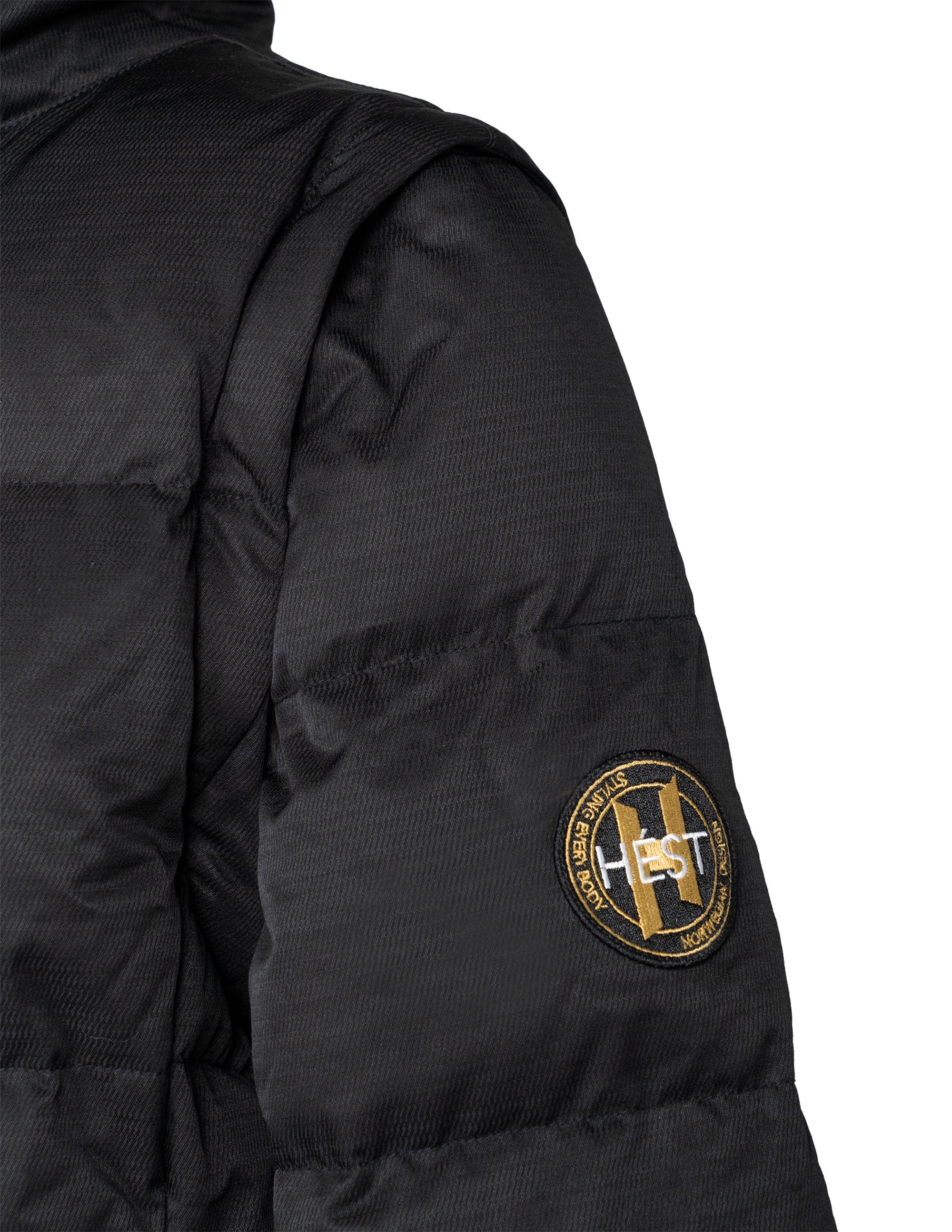 EDDA 2in1 Piumino/Gilet in Nero Giacche Hést