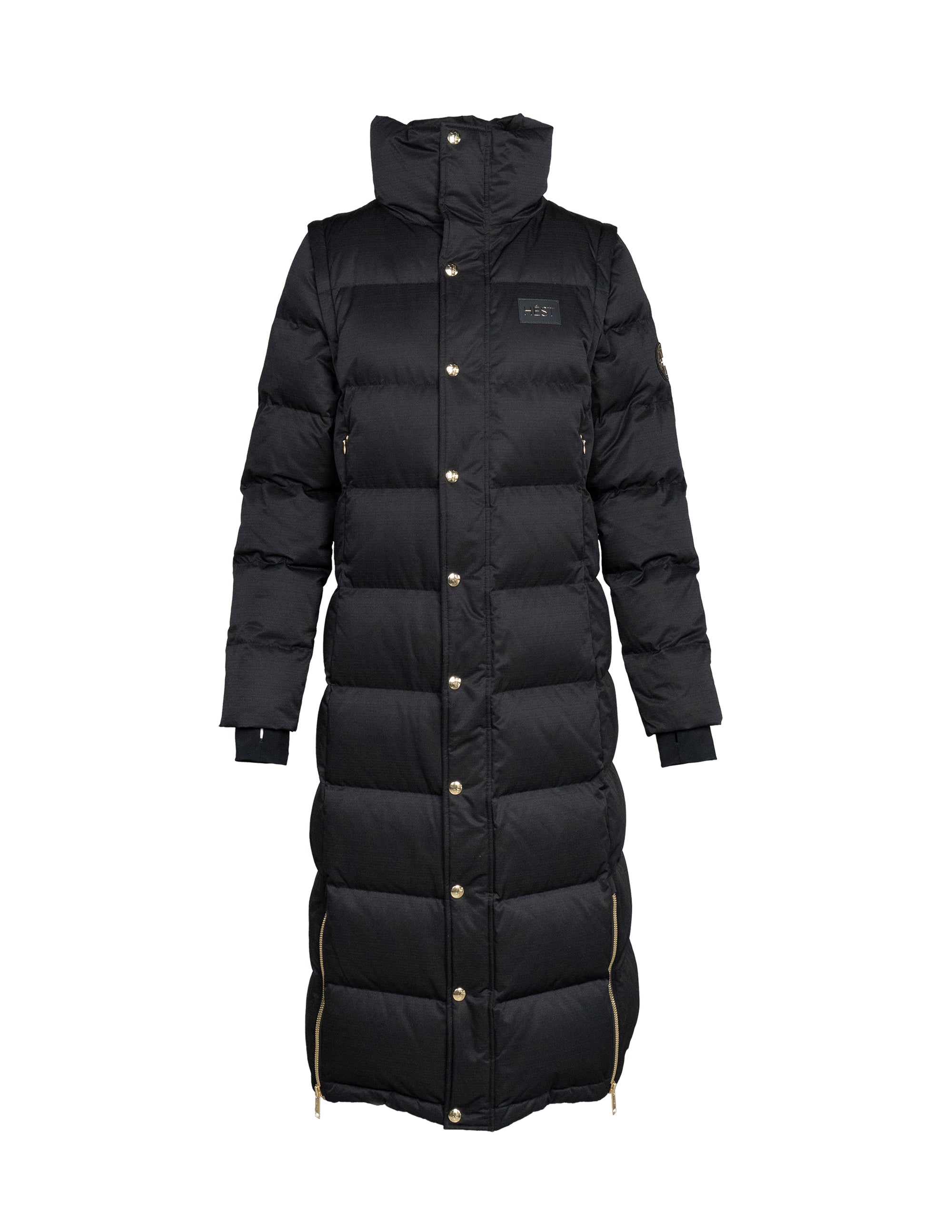 EDDA 2in1 Piumino/Gilet in Nero Giacche Hést