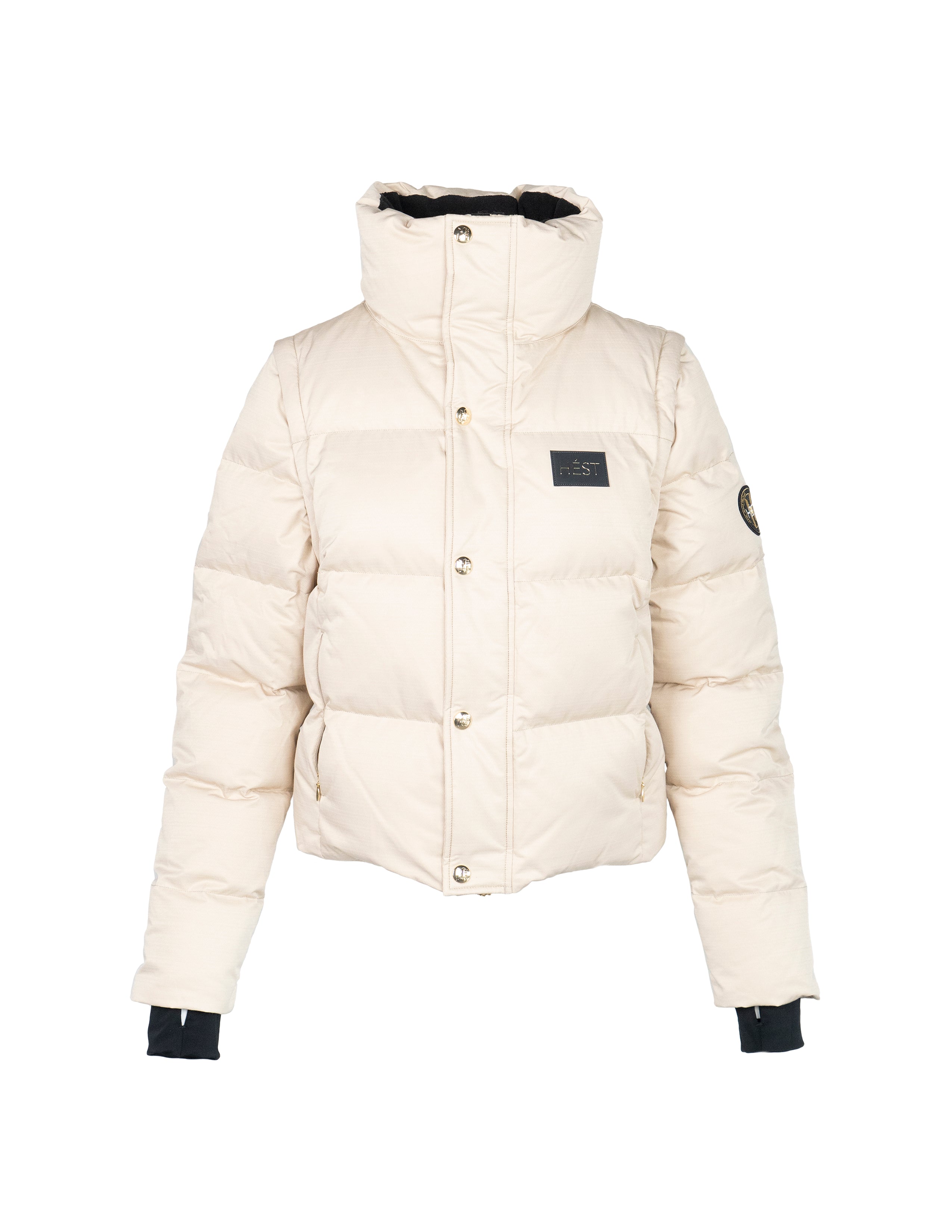 EDDA 2in1 Piumino/Gilet in Beige Giacche Hést