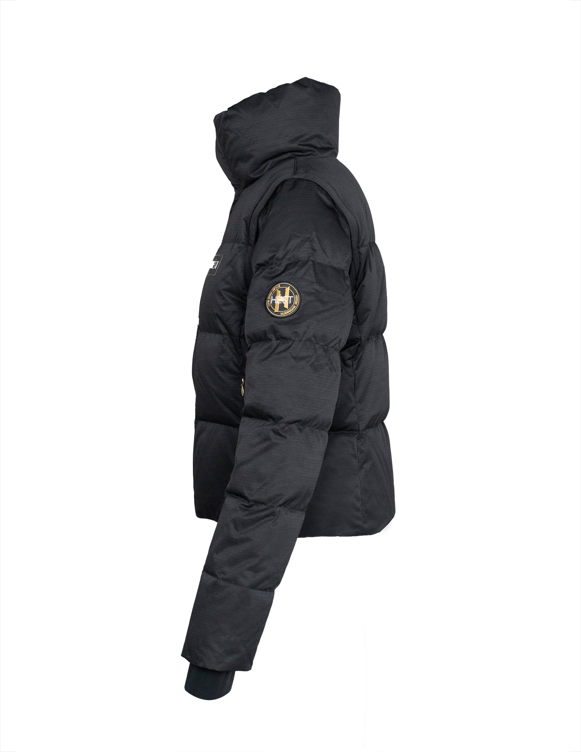 EDDA 2in1 Piumino/Gilet in Nero Giacche Hést