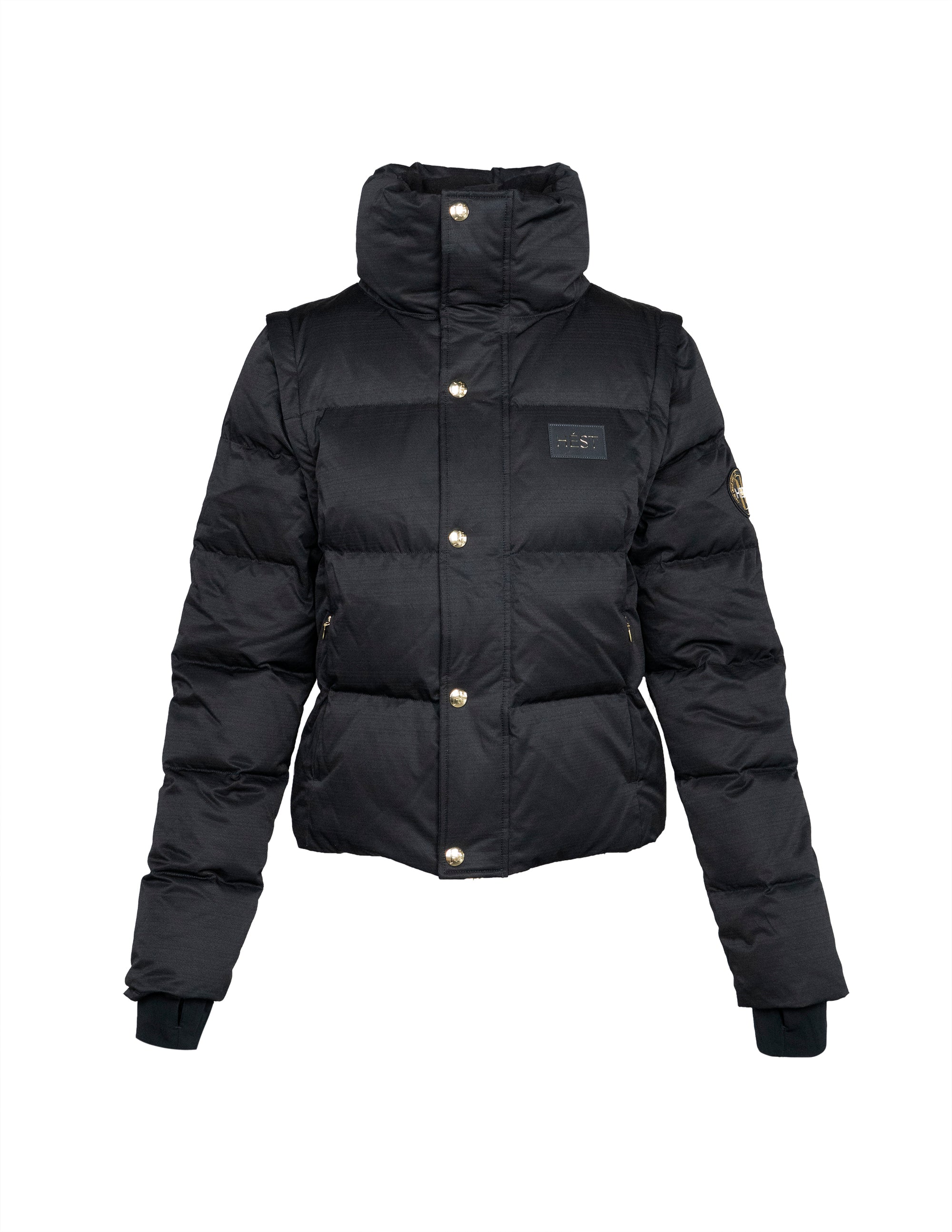 EDDA 2in1 Piumino/Gilet in Nero Giacche Hést