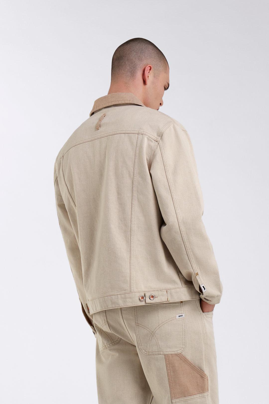 Giacca Frank in Bicolore Beige Giacche GAS