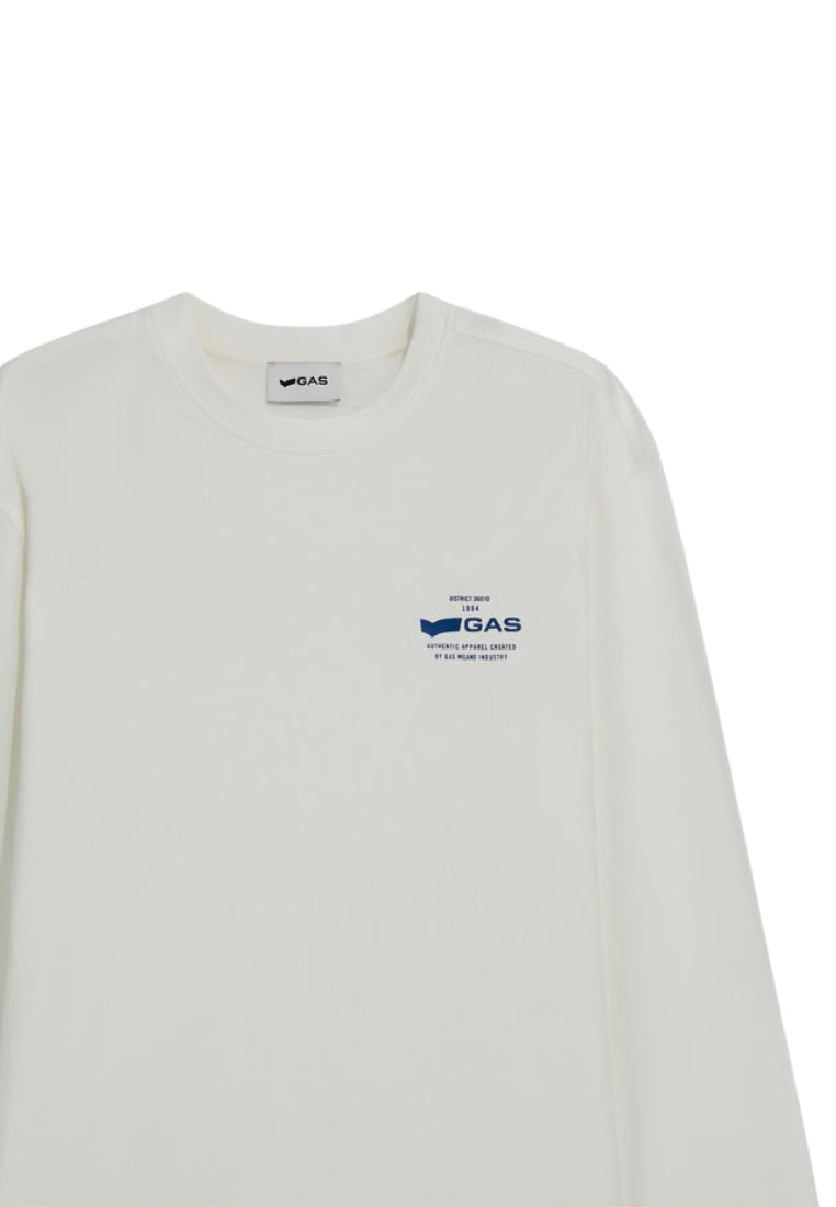 Dharis M/L 1984 Logo in Biancaneve Magliette GAS