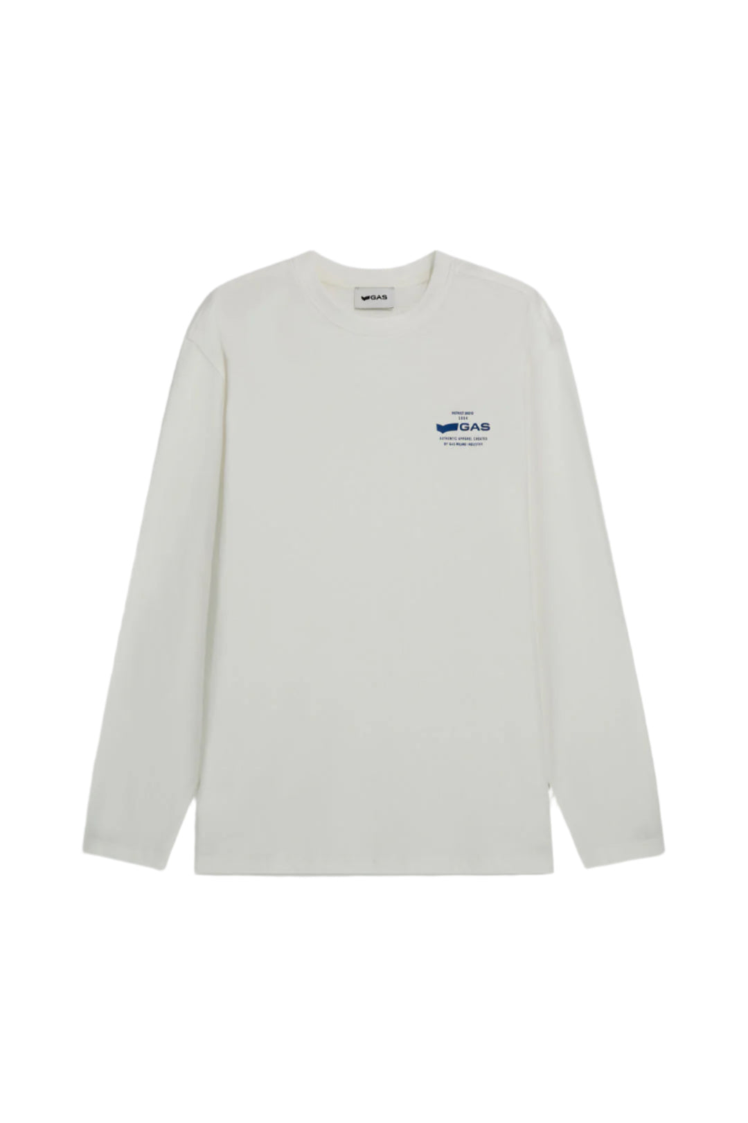 Dharis M/L 1984 Logo in Biancaneve Magliette GAS