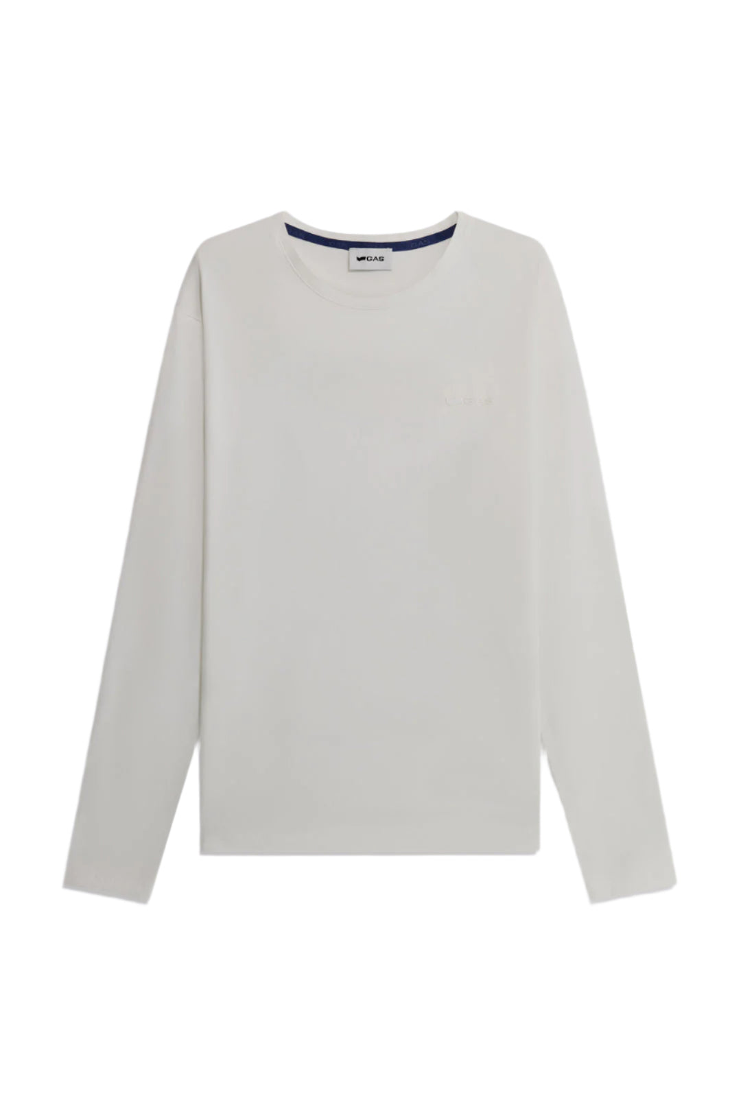 Janis/S Str.Logo in T-shirt bianca GAS