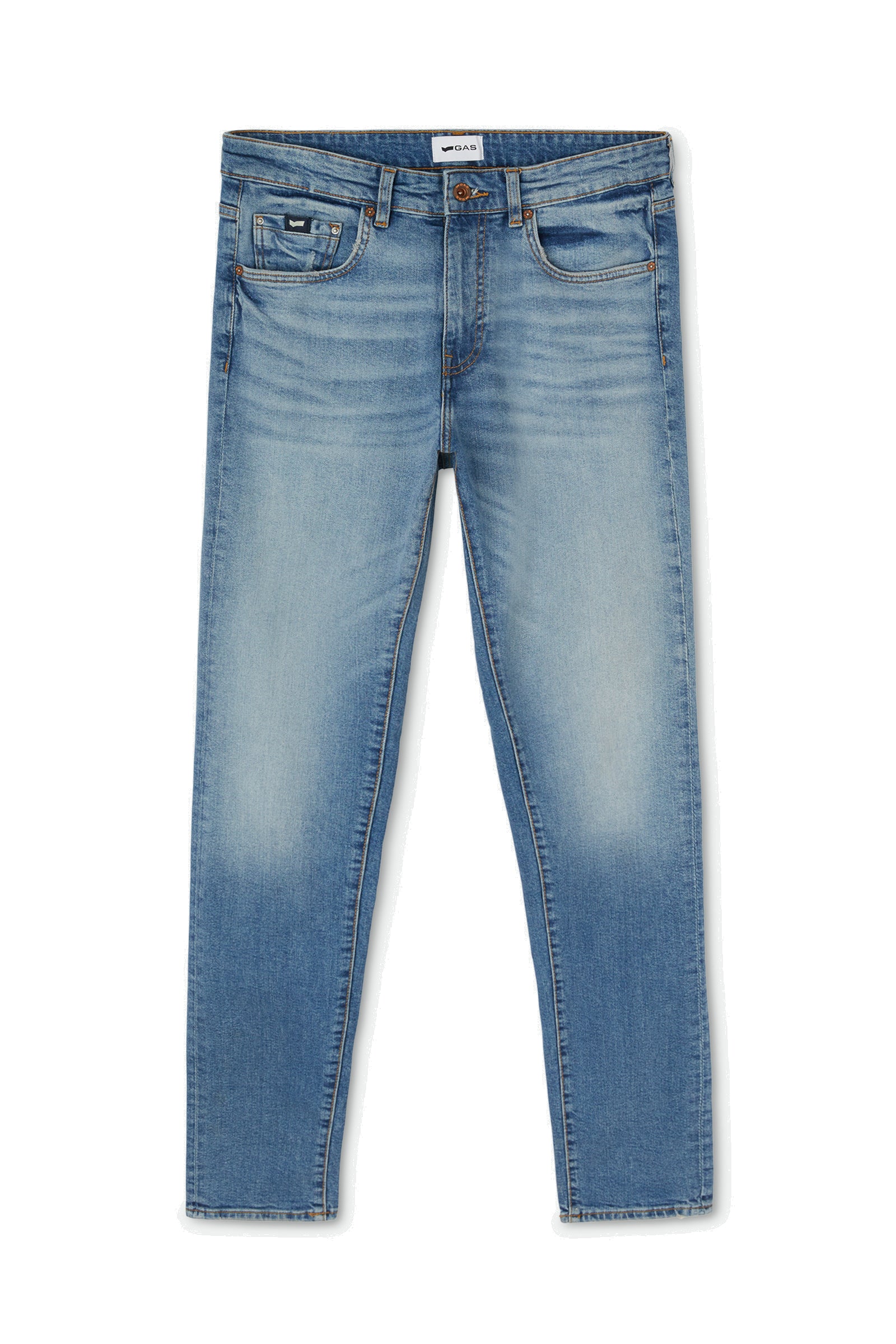 Albert Simple Rev 5 Pocket in Dirty Light Use Jeans GAS