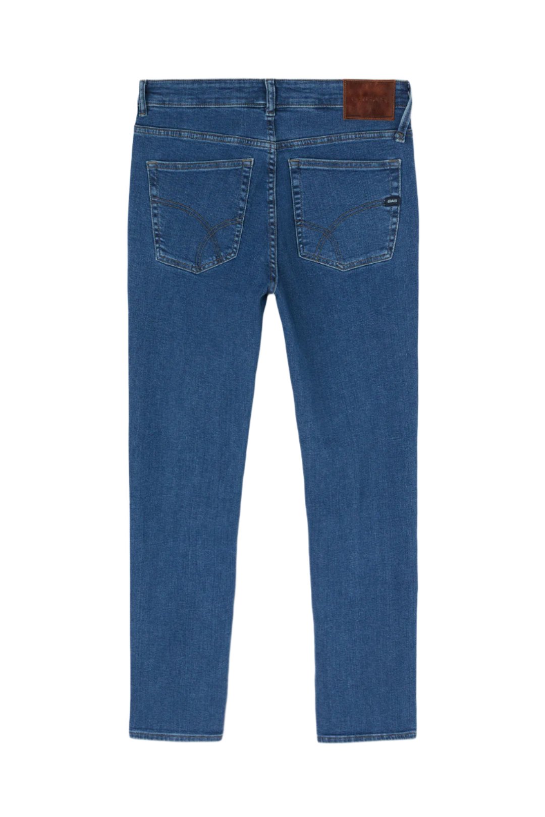 Albert S.Chino in jeans mid stone GAS