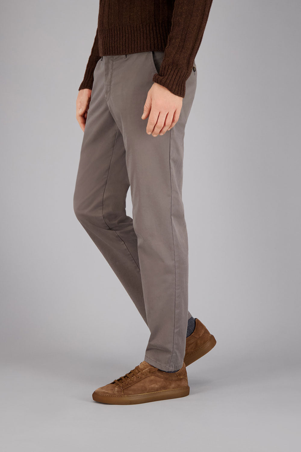 BENITO Chino in beige scuro Pantaloni Gardeur