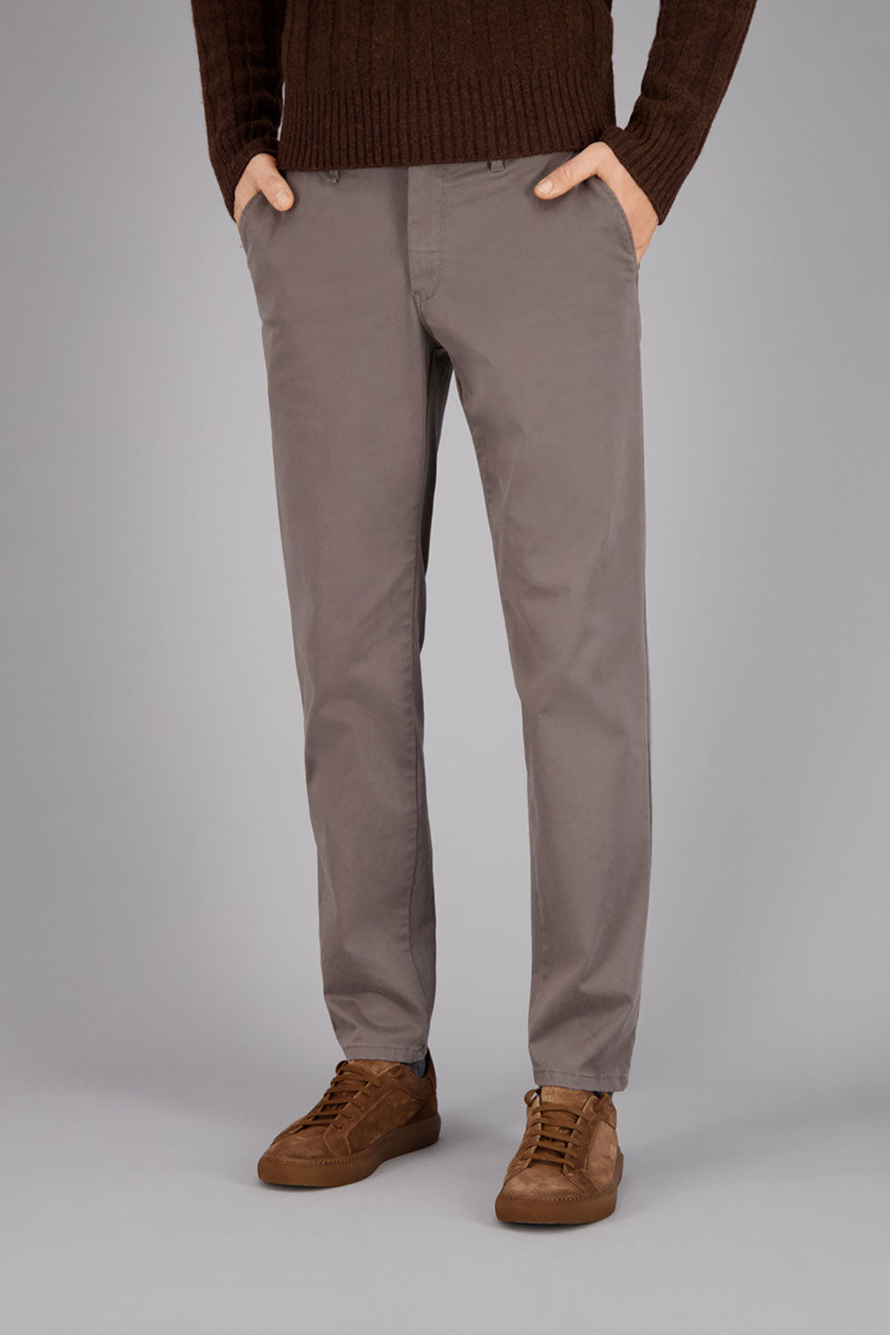 BENITO Chino in beige scuro Pantaloni Gardeur