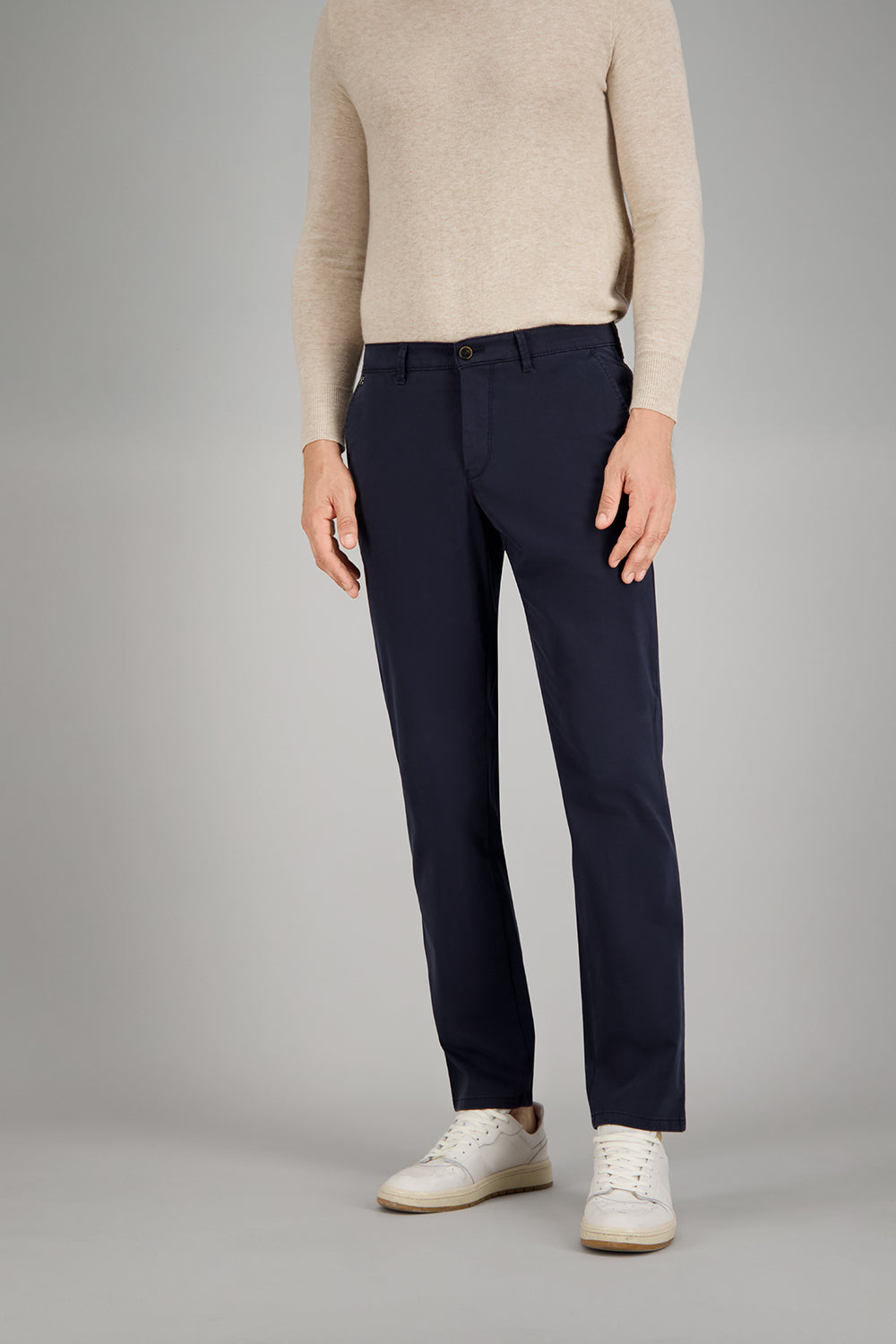 BENITO Chino in navy Pantaloni Gardeur