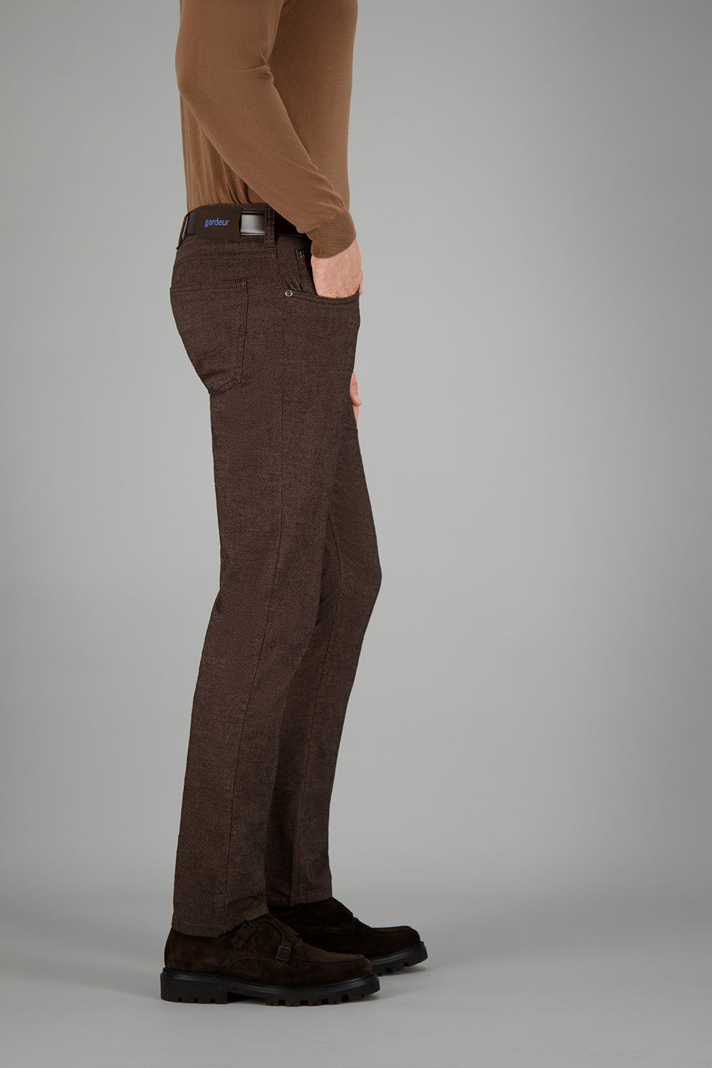 Pantaloni BILL-3 in marrone Pantaloni Gardeur