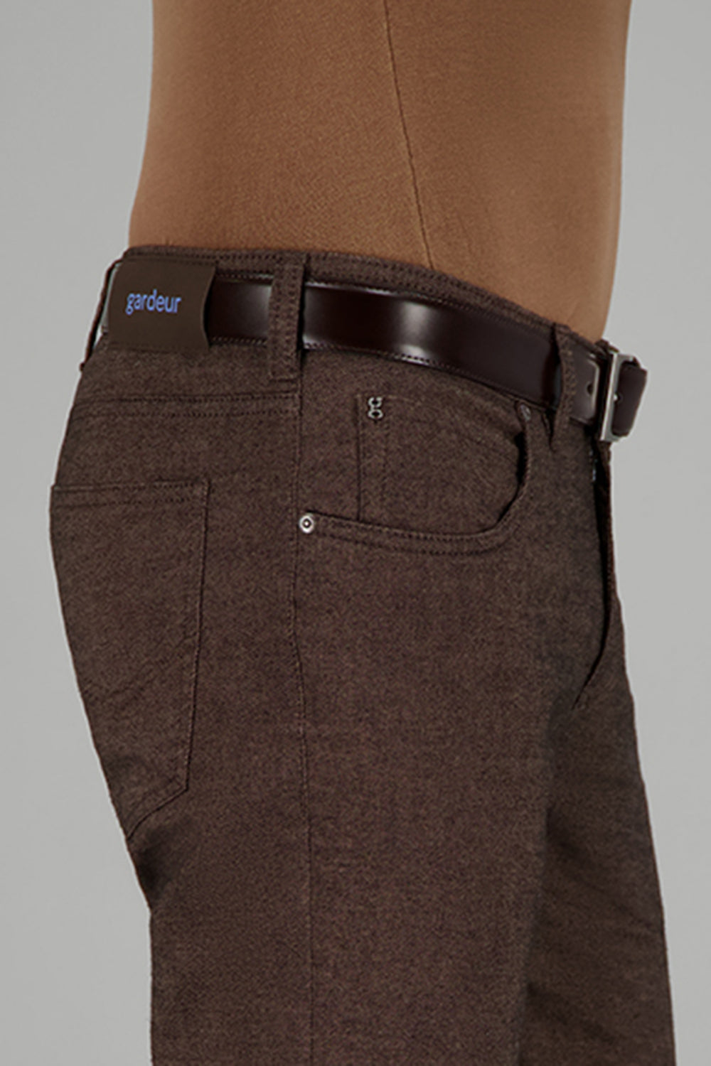 Pantaloni BILL-3 in marrone Pantaloni Gardeur