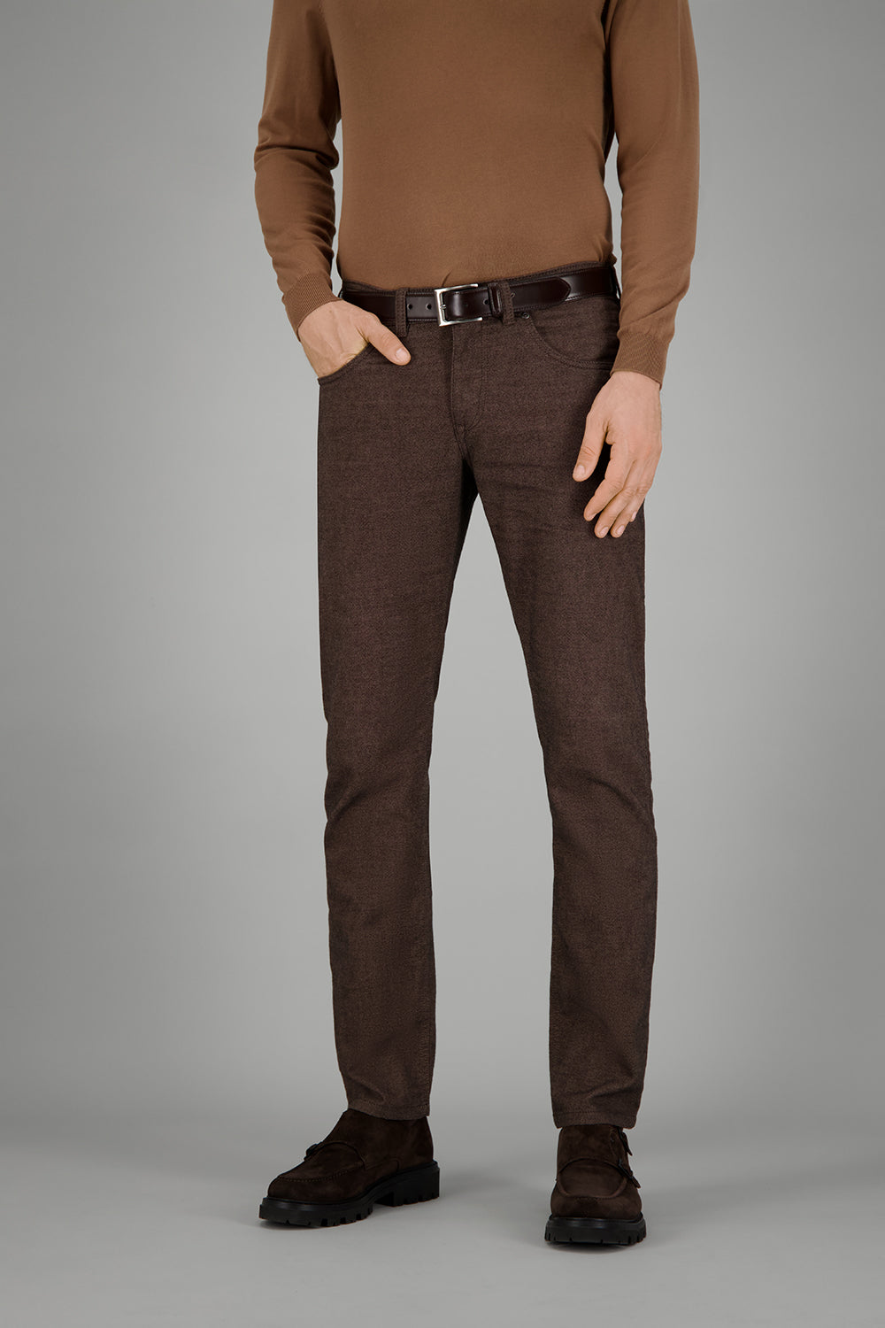 Pantaloni BILL-3 in marrone Pantaloni Gardeur