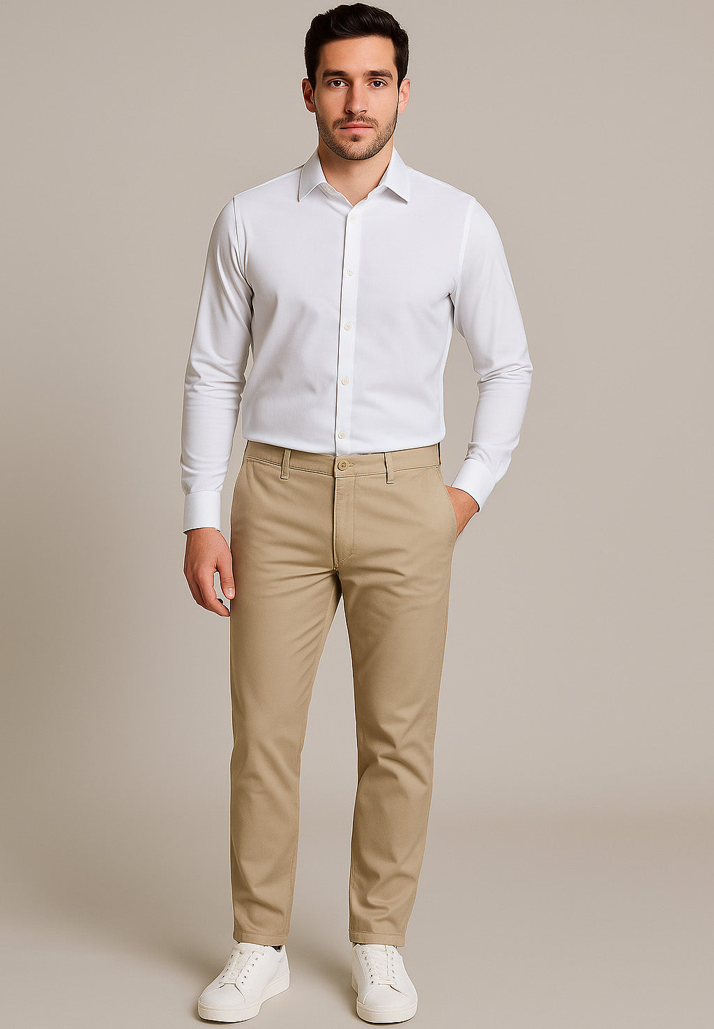 Pantaloni BONO in kaki Pantaloni Gardeur