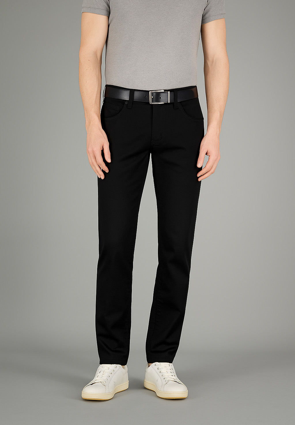 Pantaloni BILL-3 in nero Pantaloni Gardeur