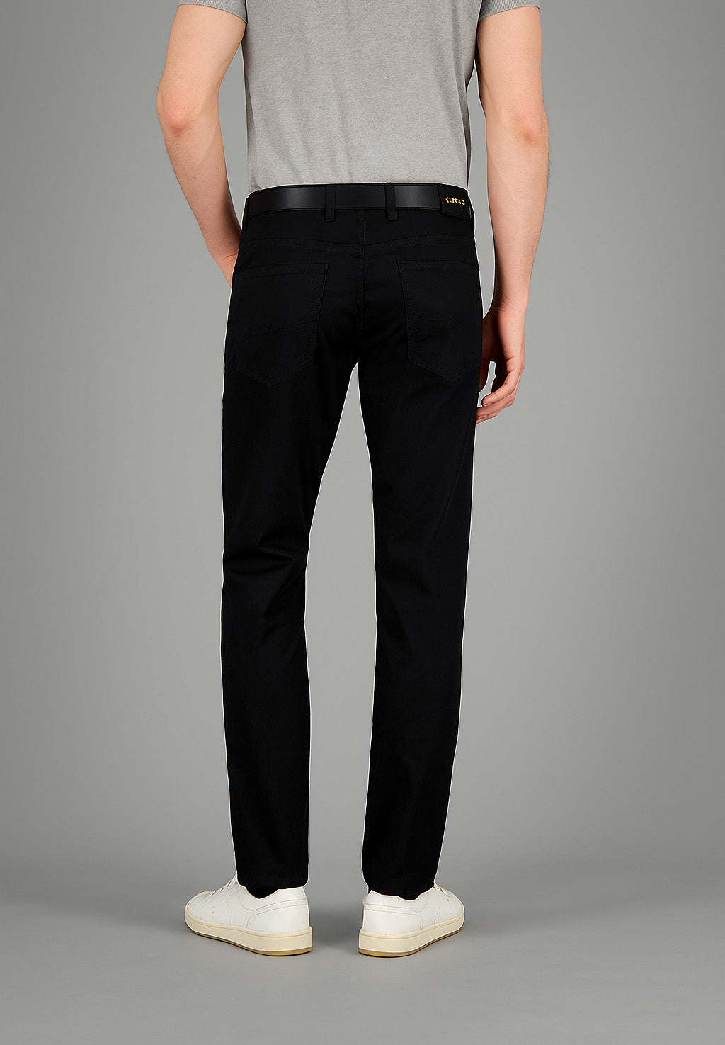 Pantaloni BILL-3 in nero Pantaloni Gardeur