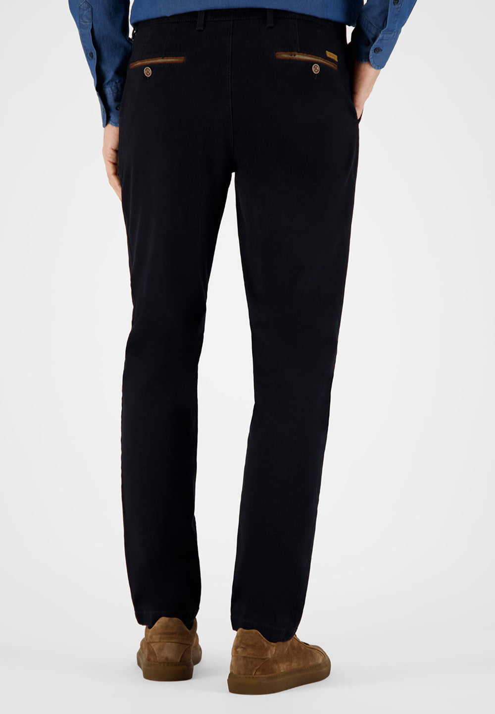 BENNY-3 Pantaloni chino in blu scuro Pantaloni Gardeur