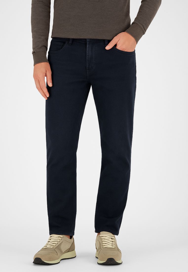Pantaloni BILL-3 in blu scuro Pantaloni Gardeur