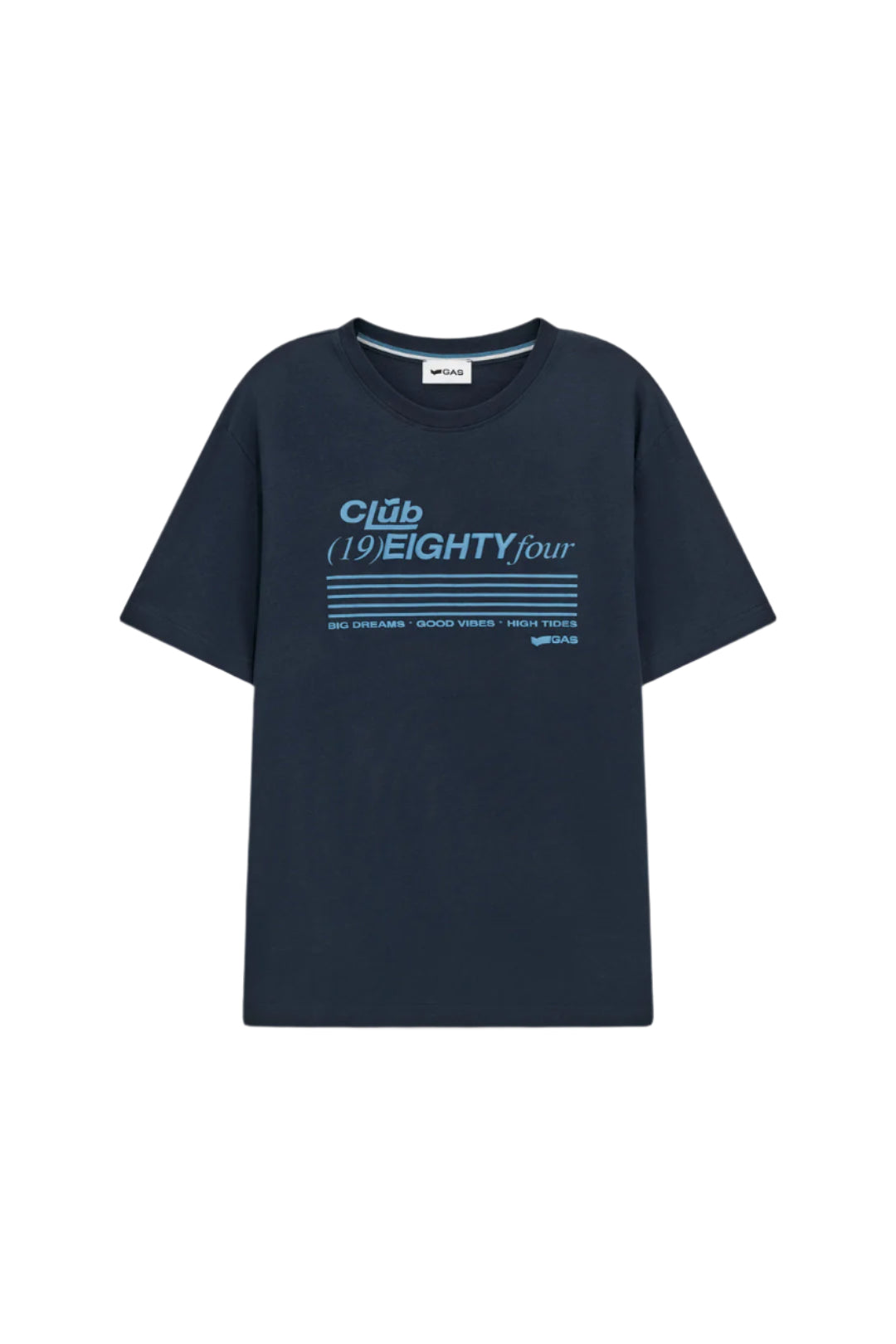 Dharys "Club 19" in T-shirt blu navy GAS