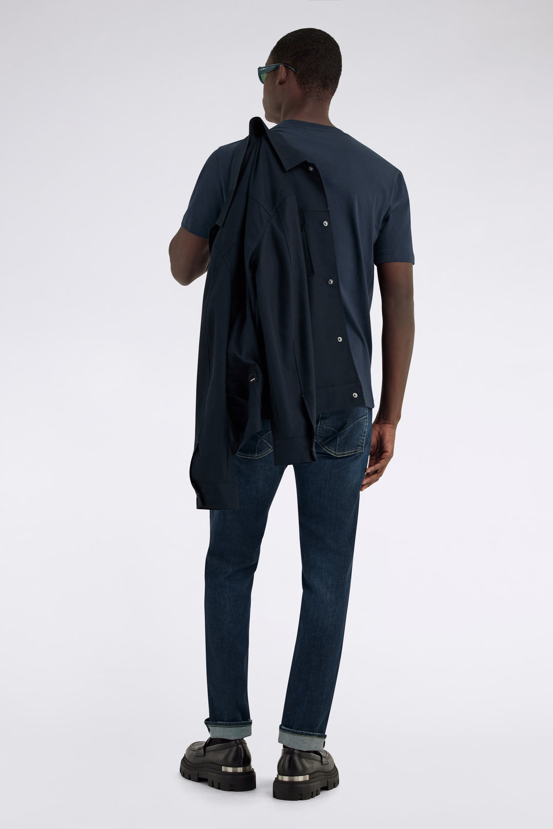 Dharys "Club 19" in T-shirt blu navy GAS
