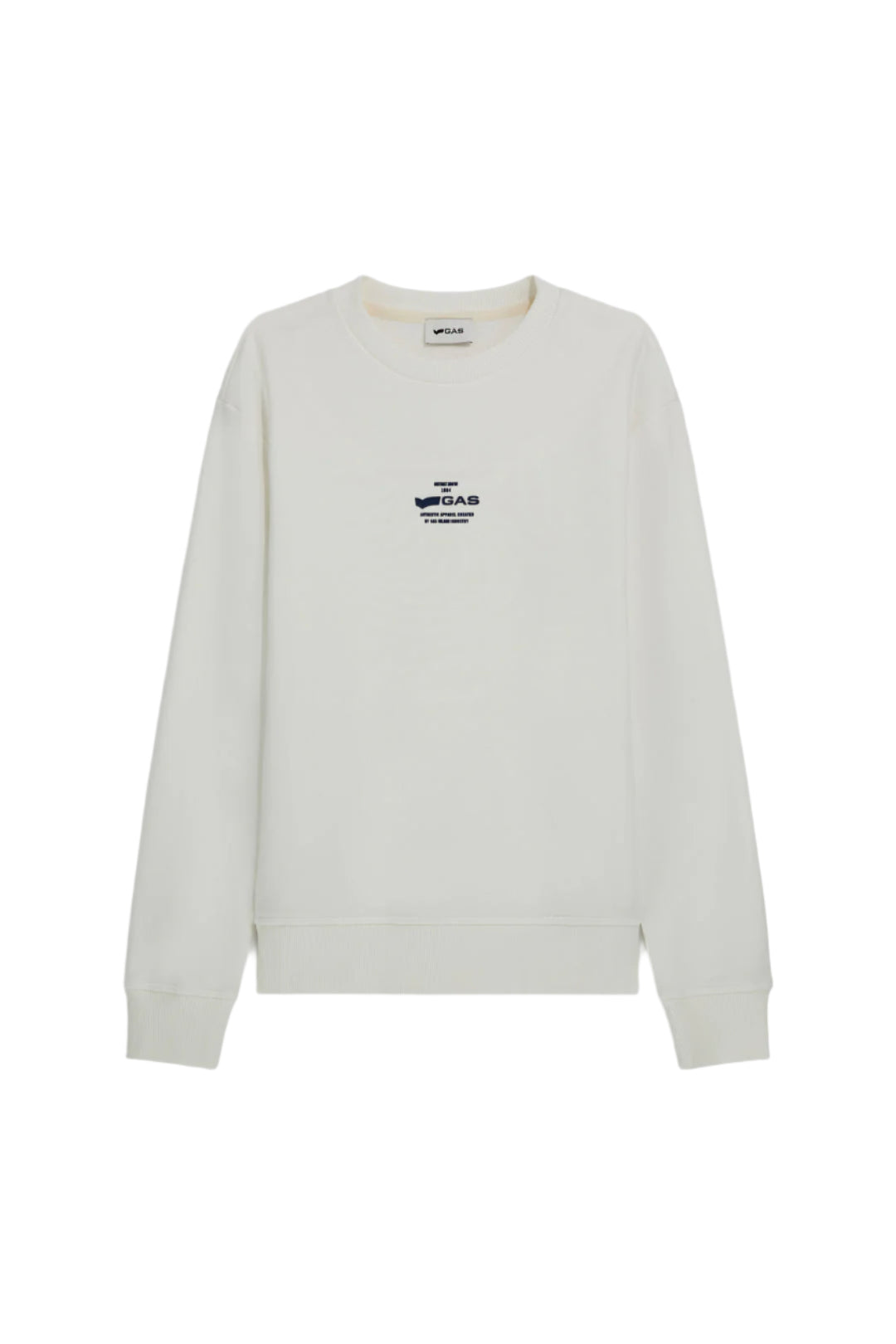 Logo Sven "Gas" in felpe bianche GAS