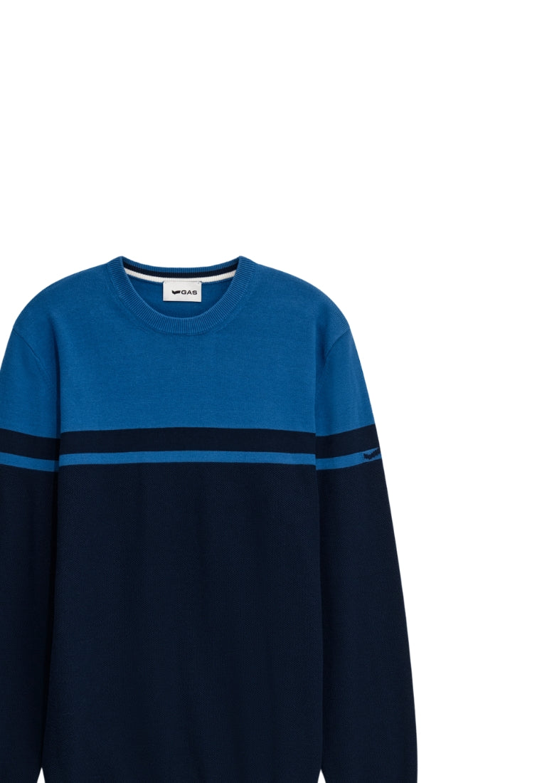 Avier Collo rotondo in blu scuro / blu navy Maglioni GAS