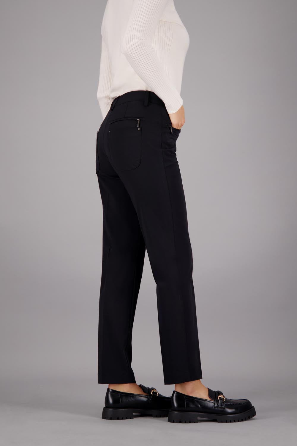 Pantaloni DINA2 in nero Pantaloni Gardeur