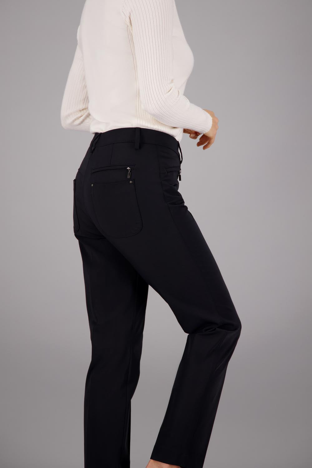 Pantaloni DINA2 in nero Pantaloni Gardeur
