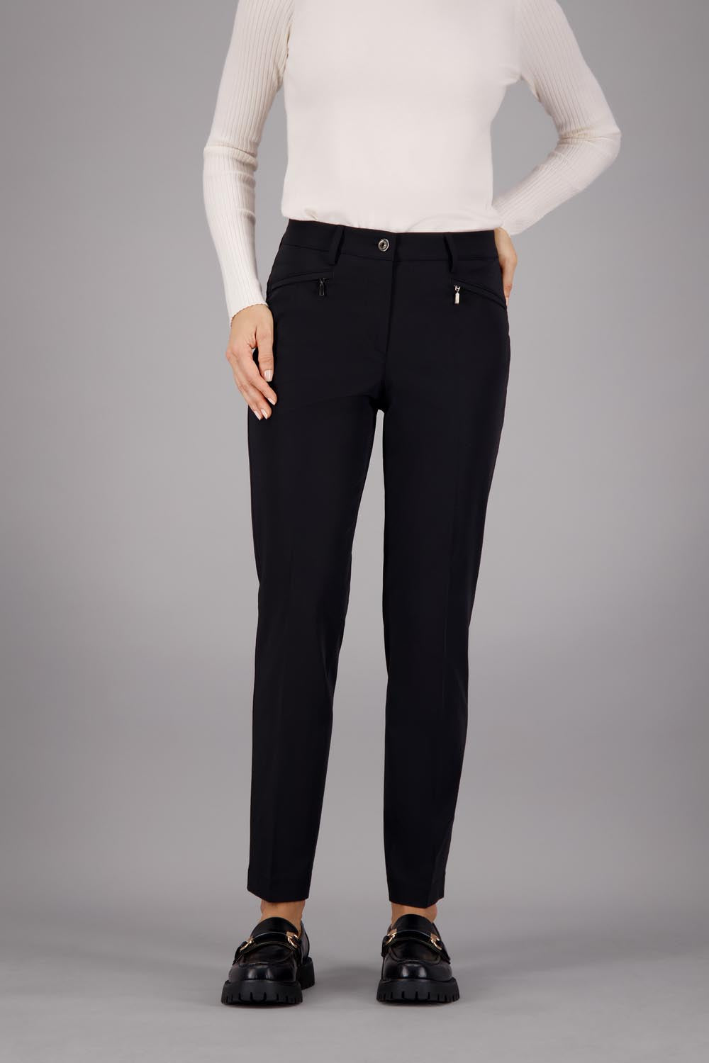 Pantaloni DINA2 in nero Pantaloni Gardeur