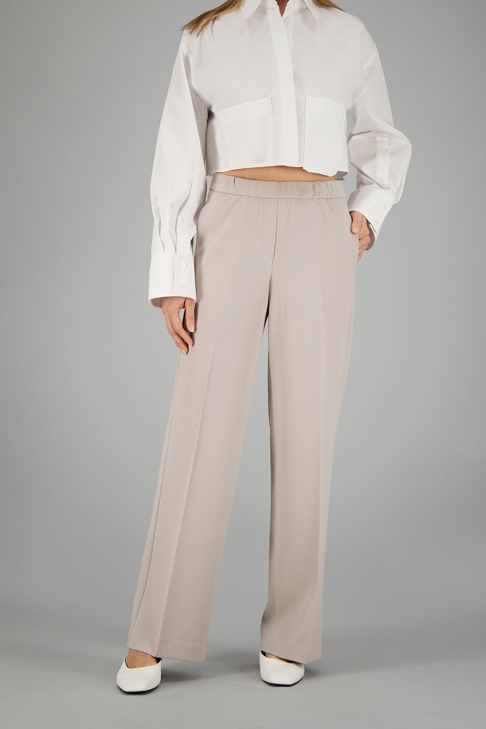 FRANCA800 Pantaloni in beige chiaro Pantaloni Gardeur