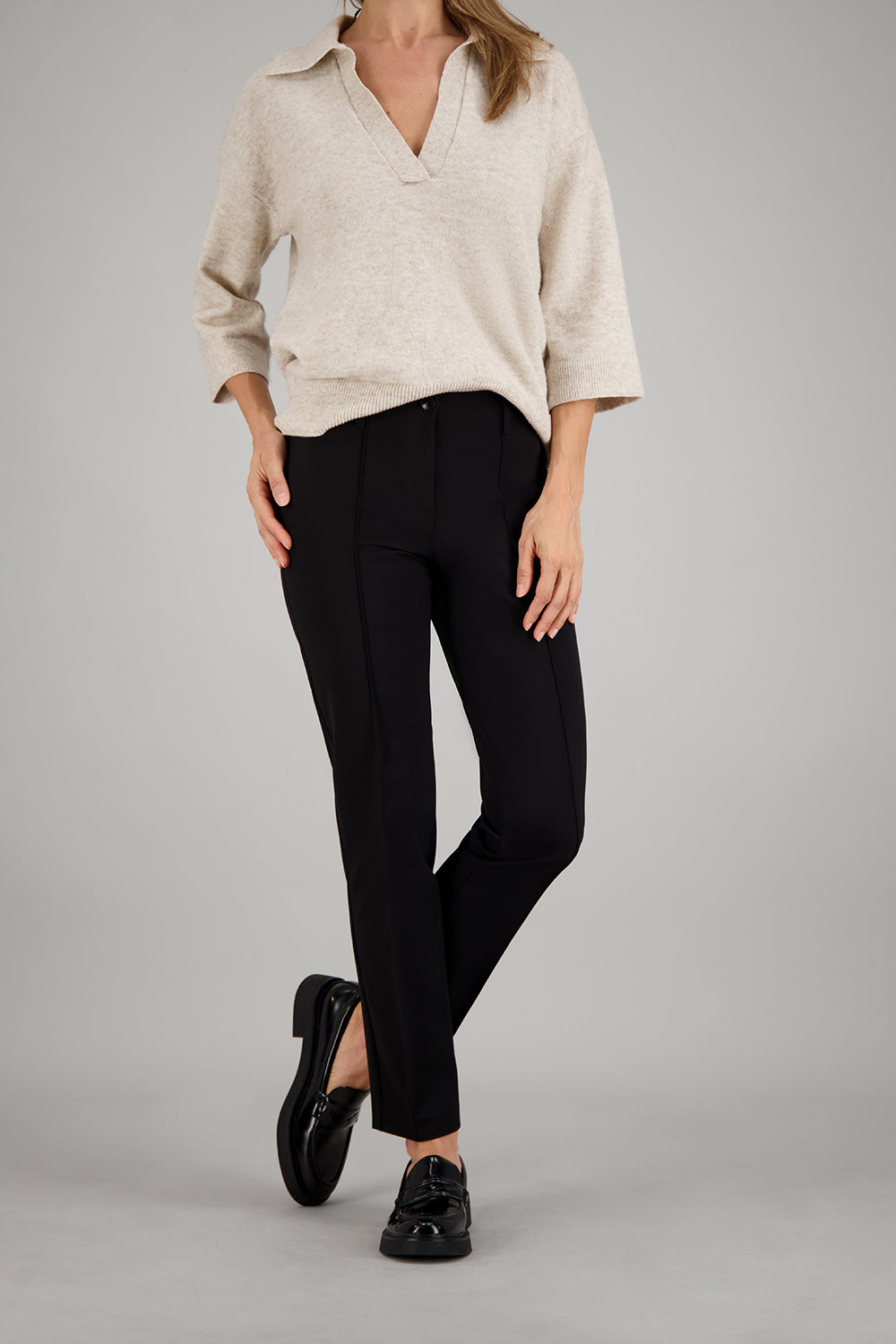 Pantaloni ZENE61 in nero Pantaloni Gardeur