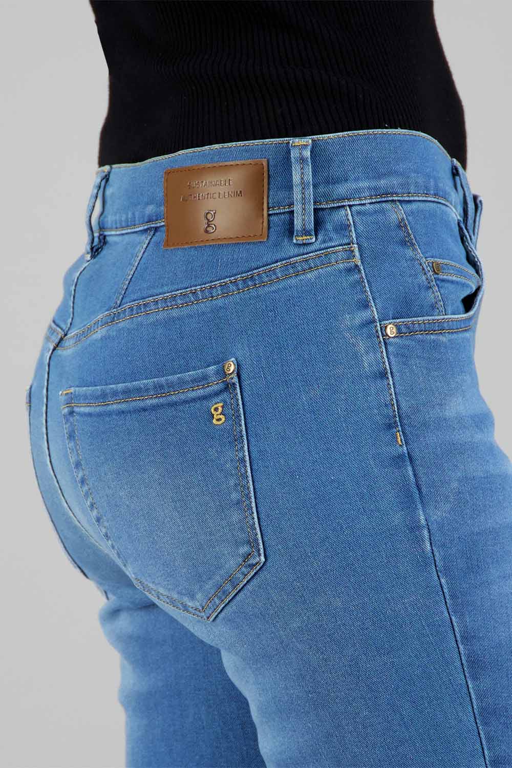 Jeans ZURI122 in pietra Jeans Gardeur usati