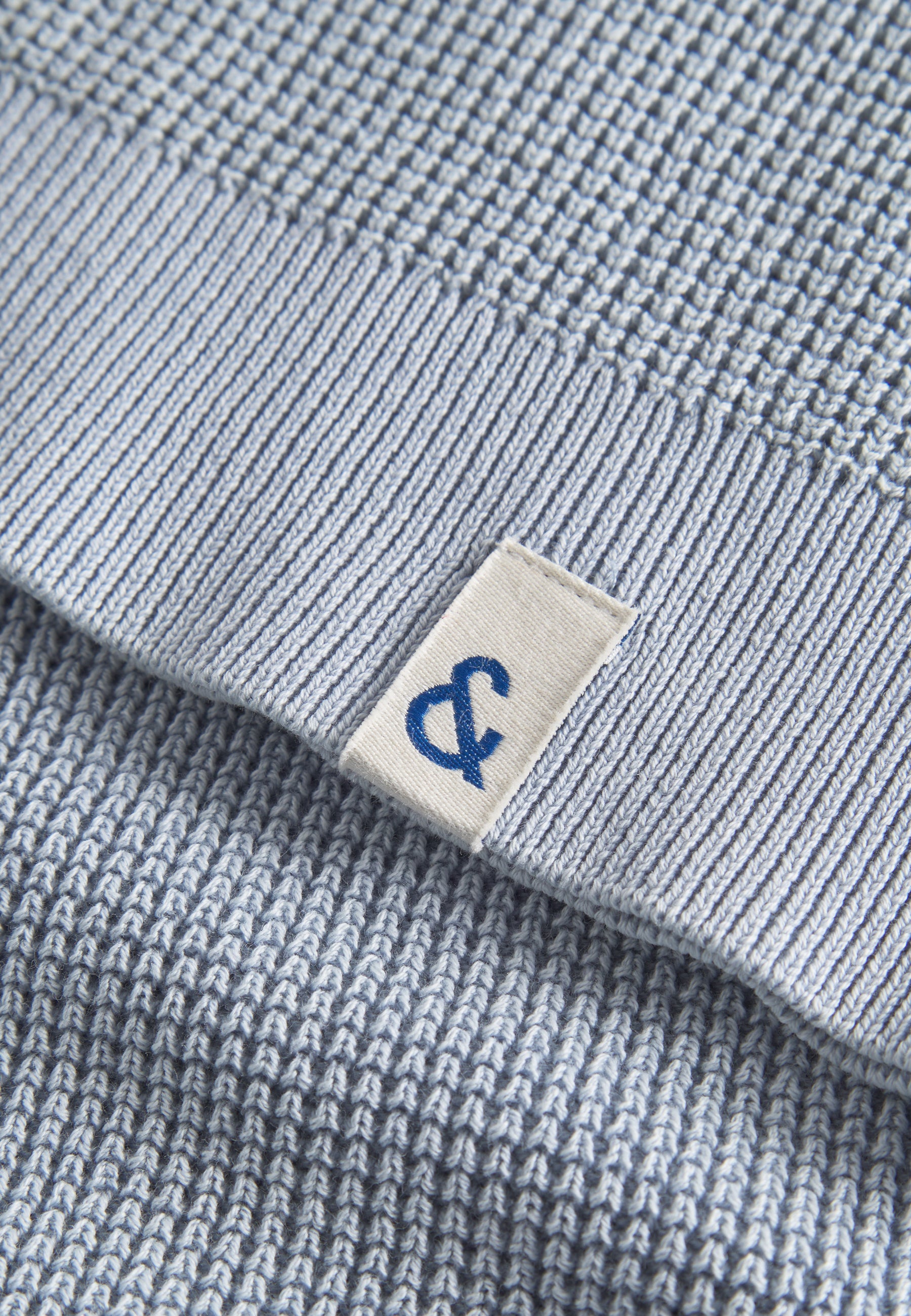 Girocollo lavato in cielo Maglioni Colours and Sons