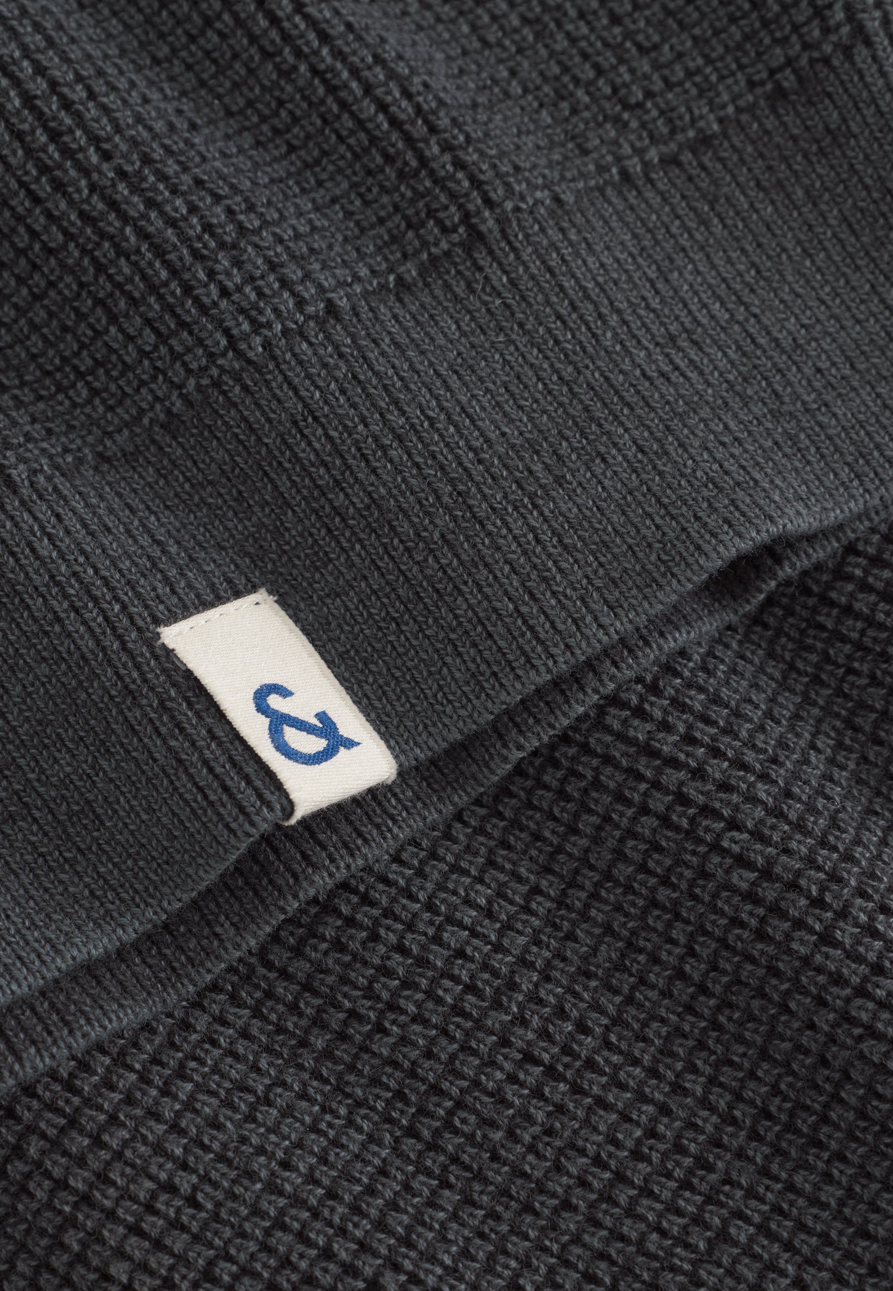 Girocollo lavato in antracite Maglioni Colours and Sons