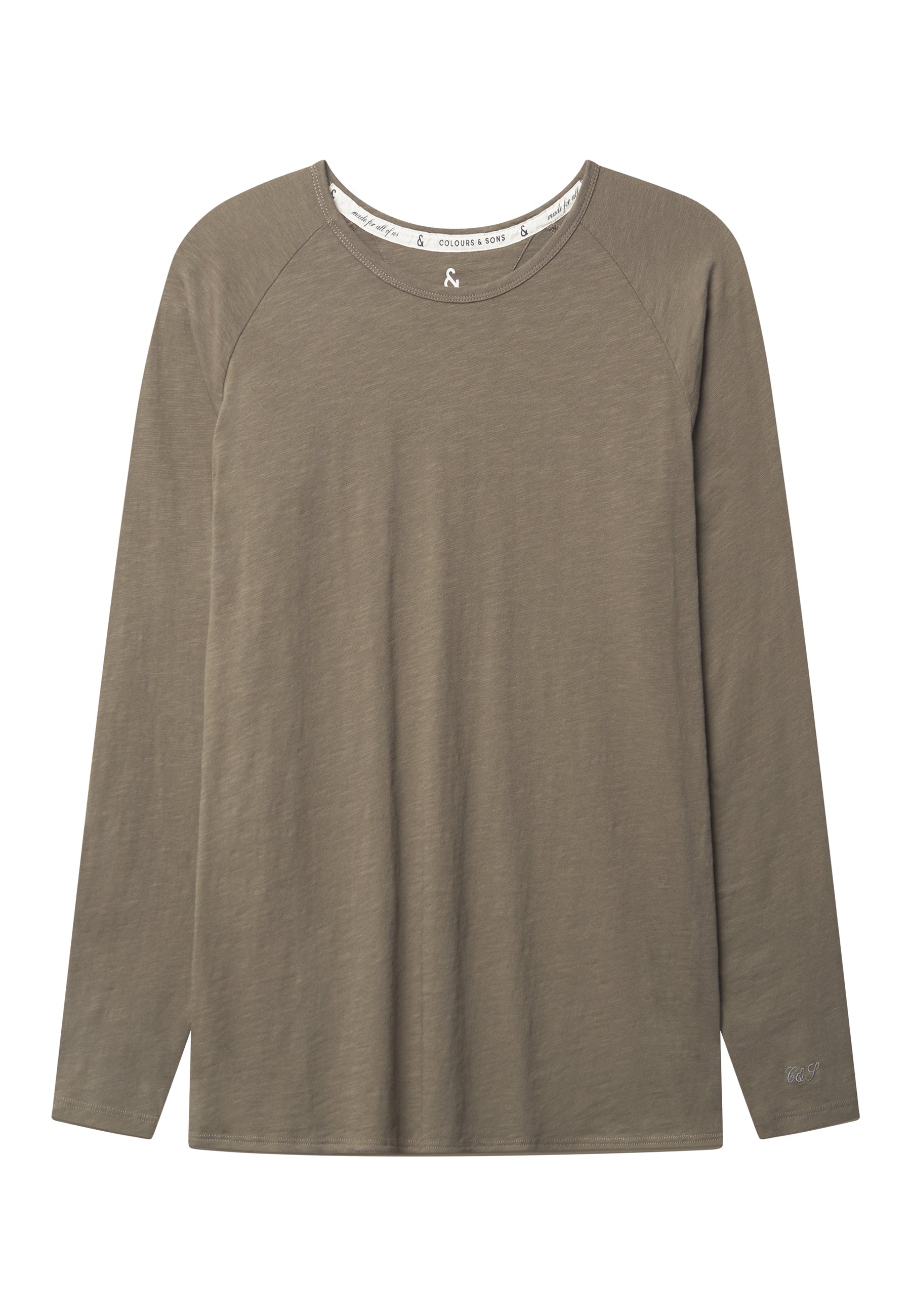 Maniche lunghe - Slub in Olive T-Shirts Colours and Sons