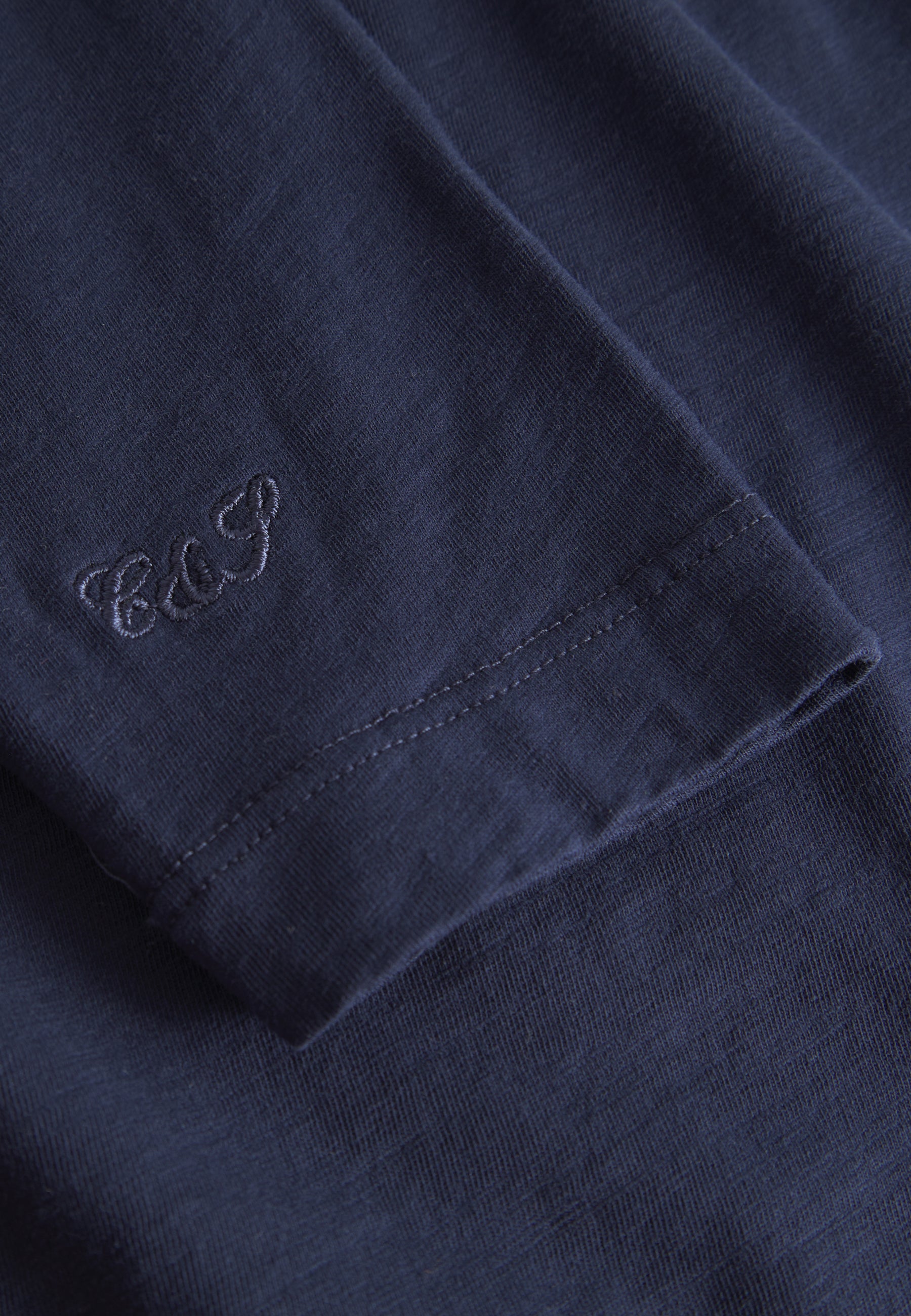 Magliette Henley - Slub in Navy Colours and Sons