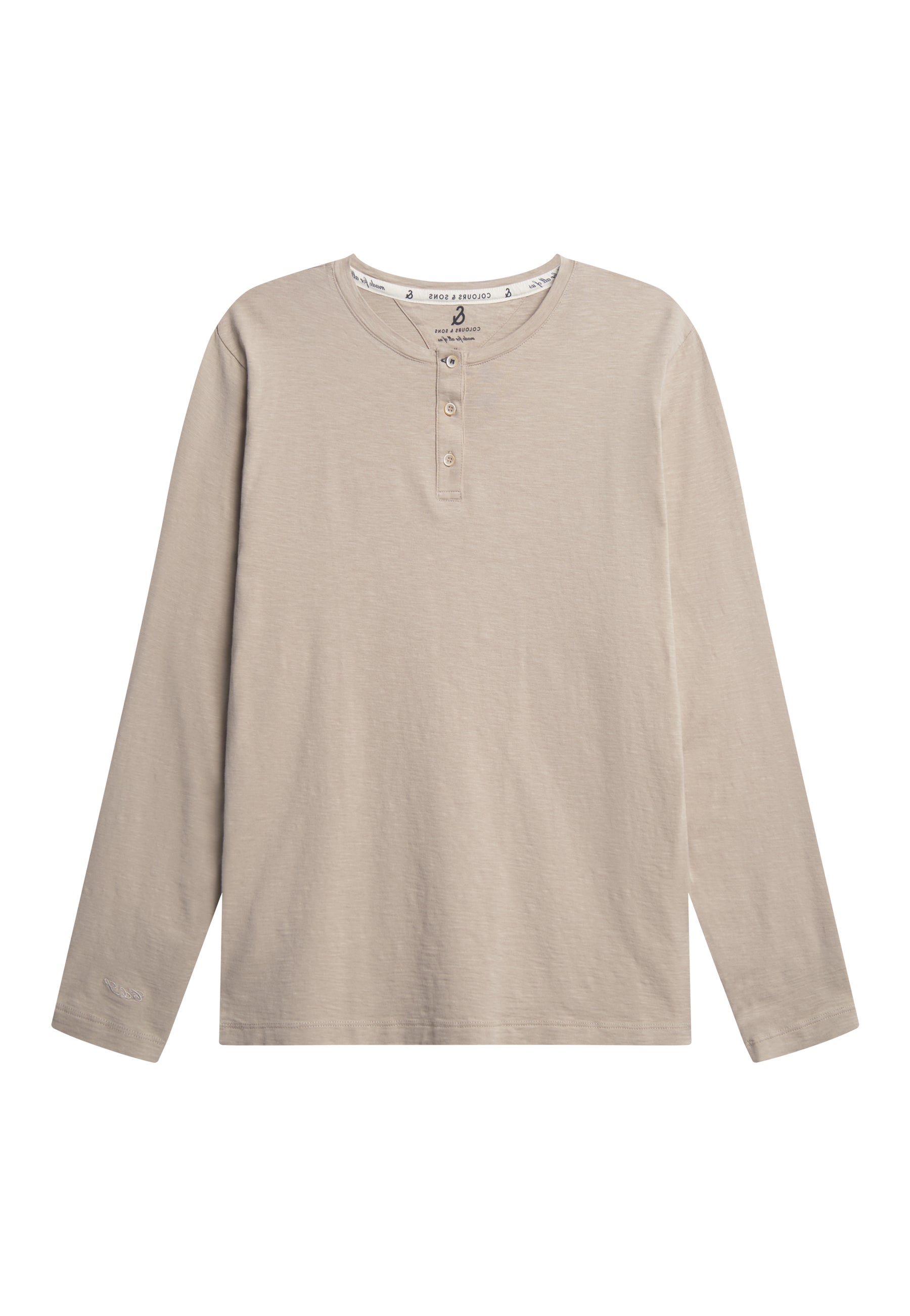 Henley - Slub in T-shirt Tent Colours and Sons